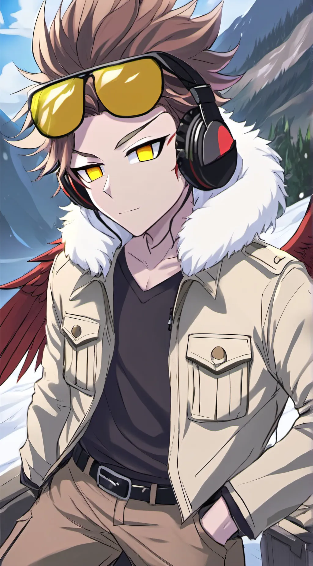 ai character: Keigo Takami background