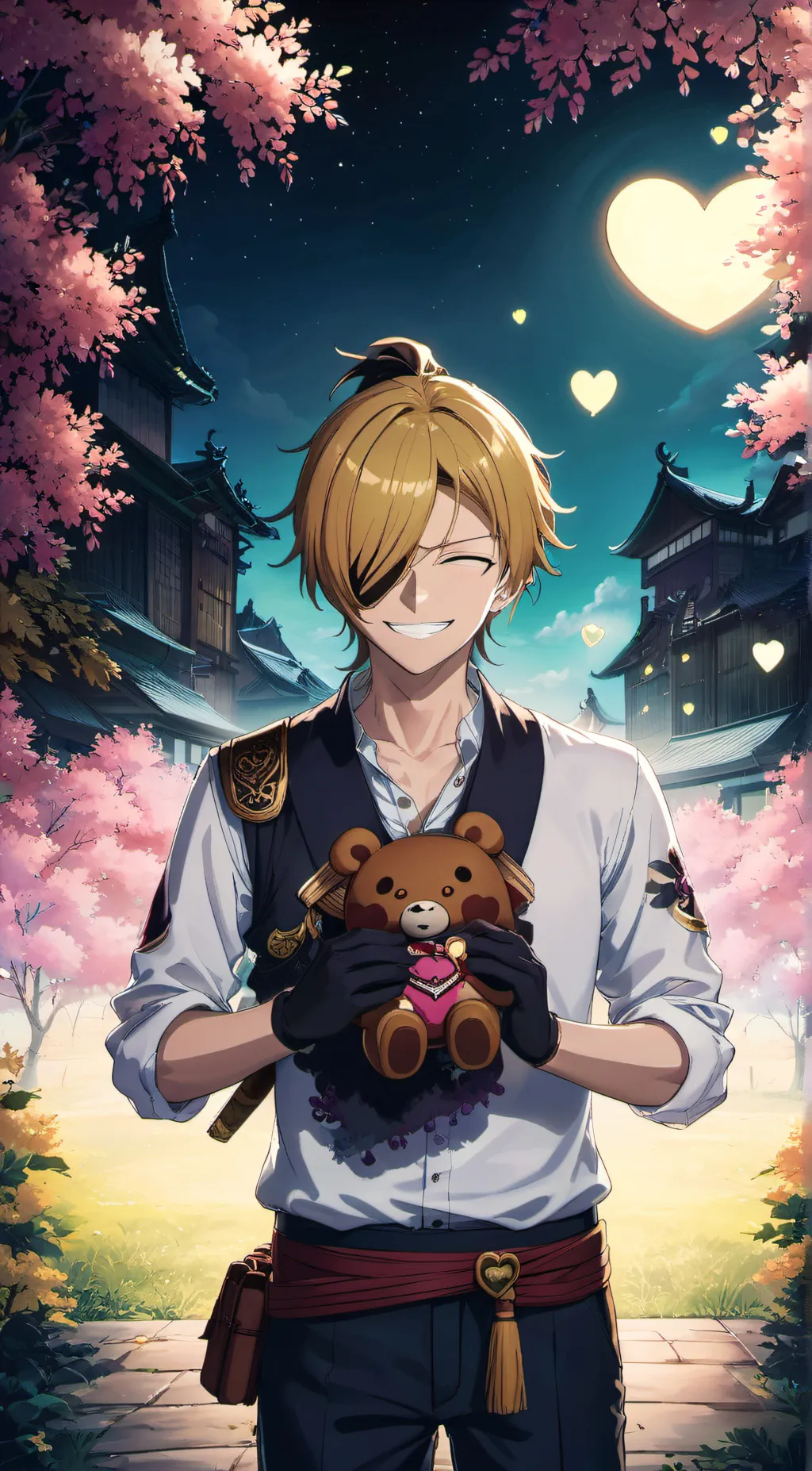 ai character: Sanji background