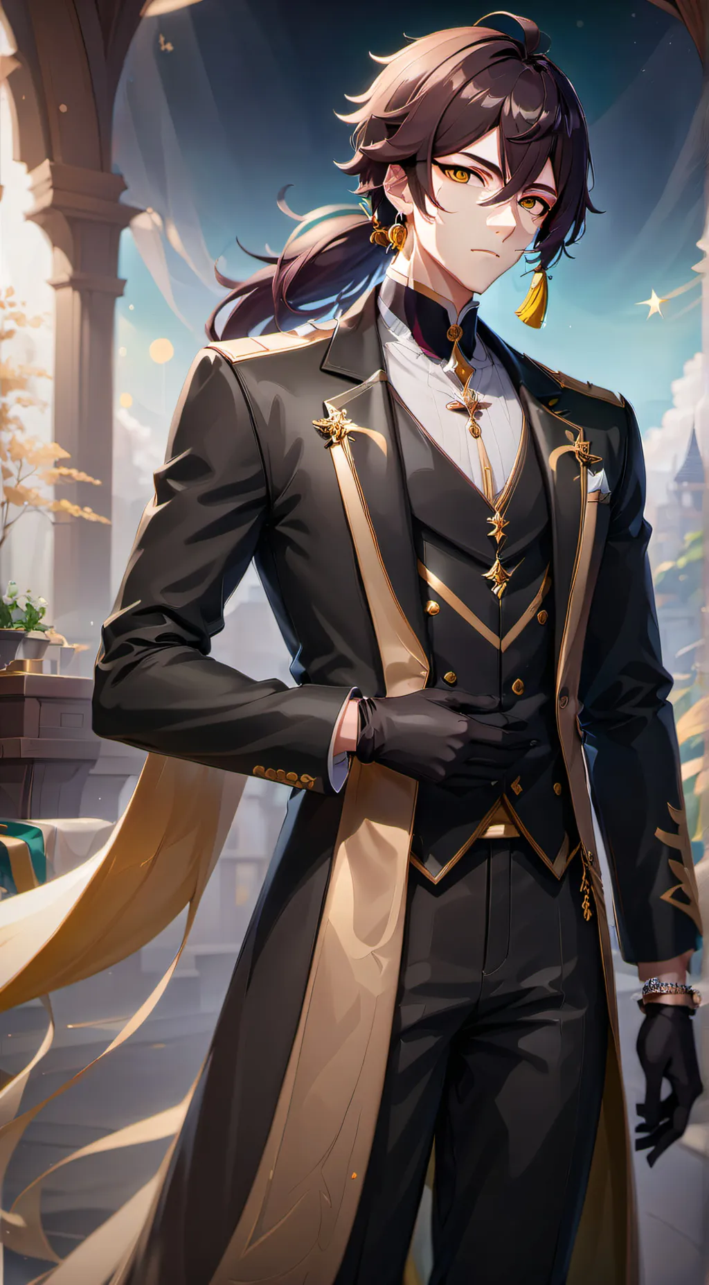 ai character: Liyue background