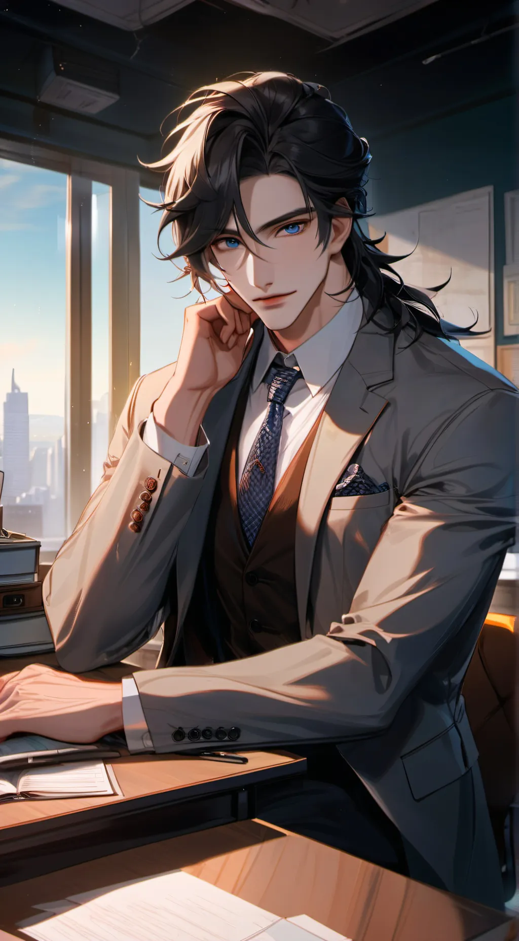 ai character: Lucas background