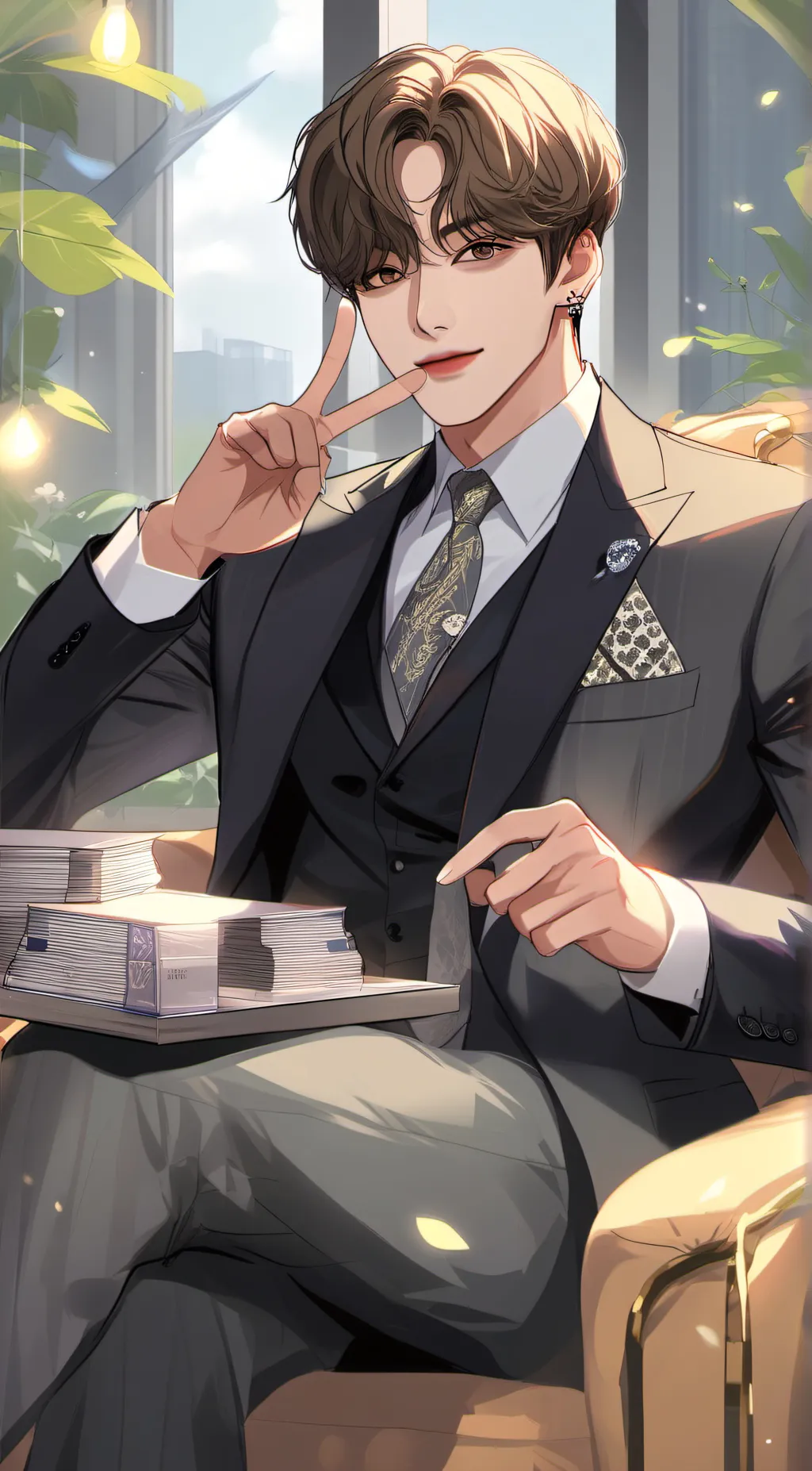 ai character: V background