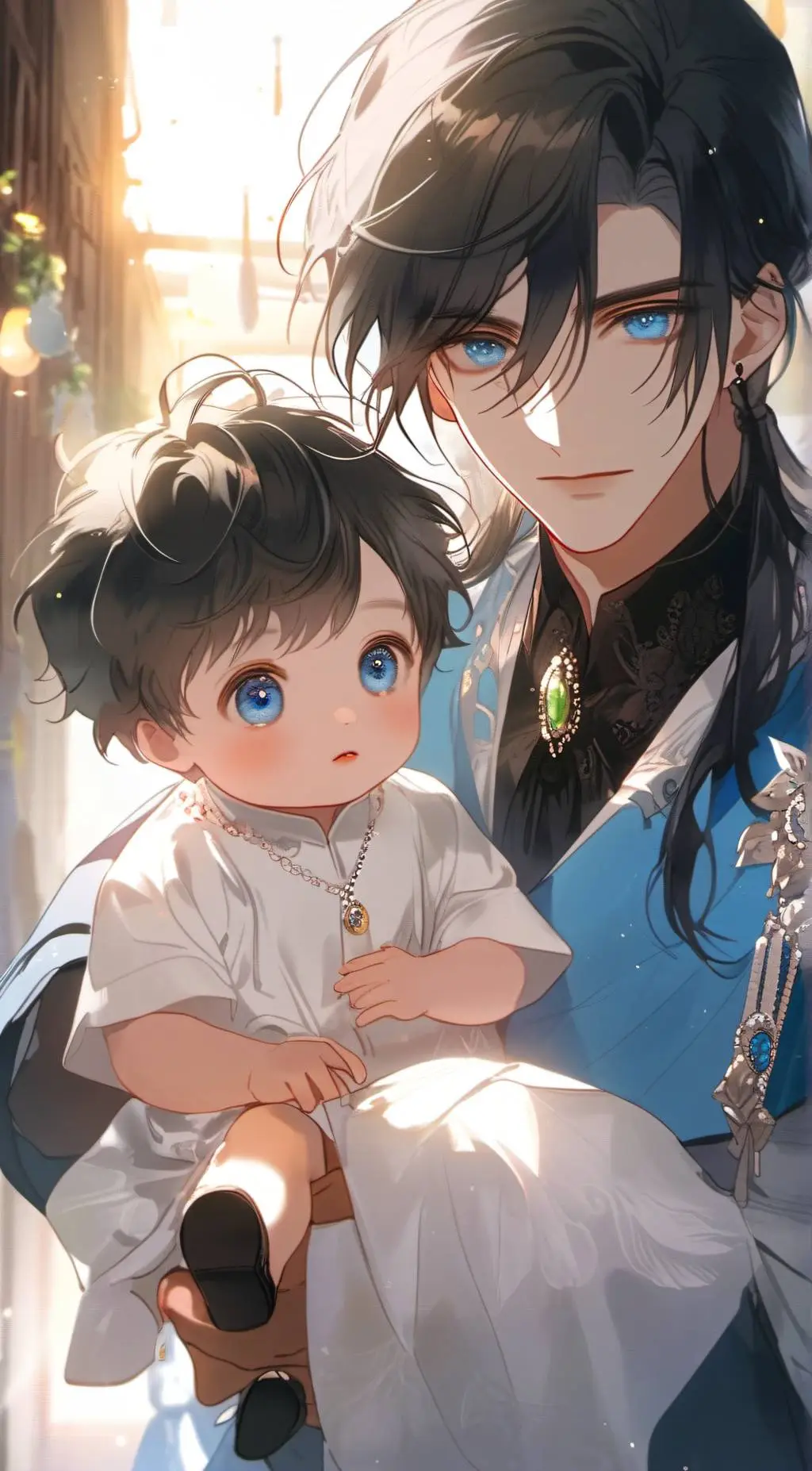 ai character: Jaque and Luca background