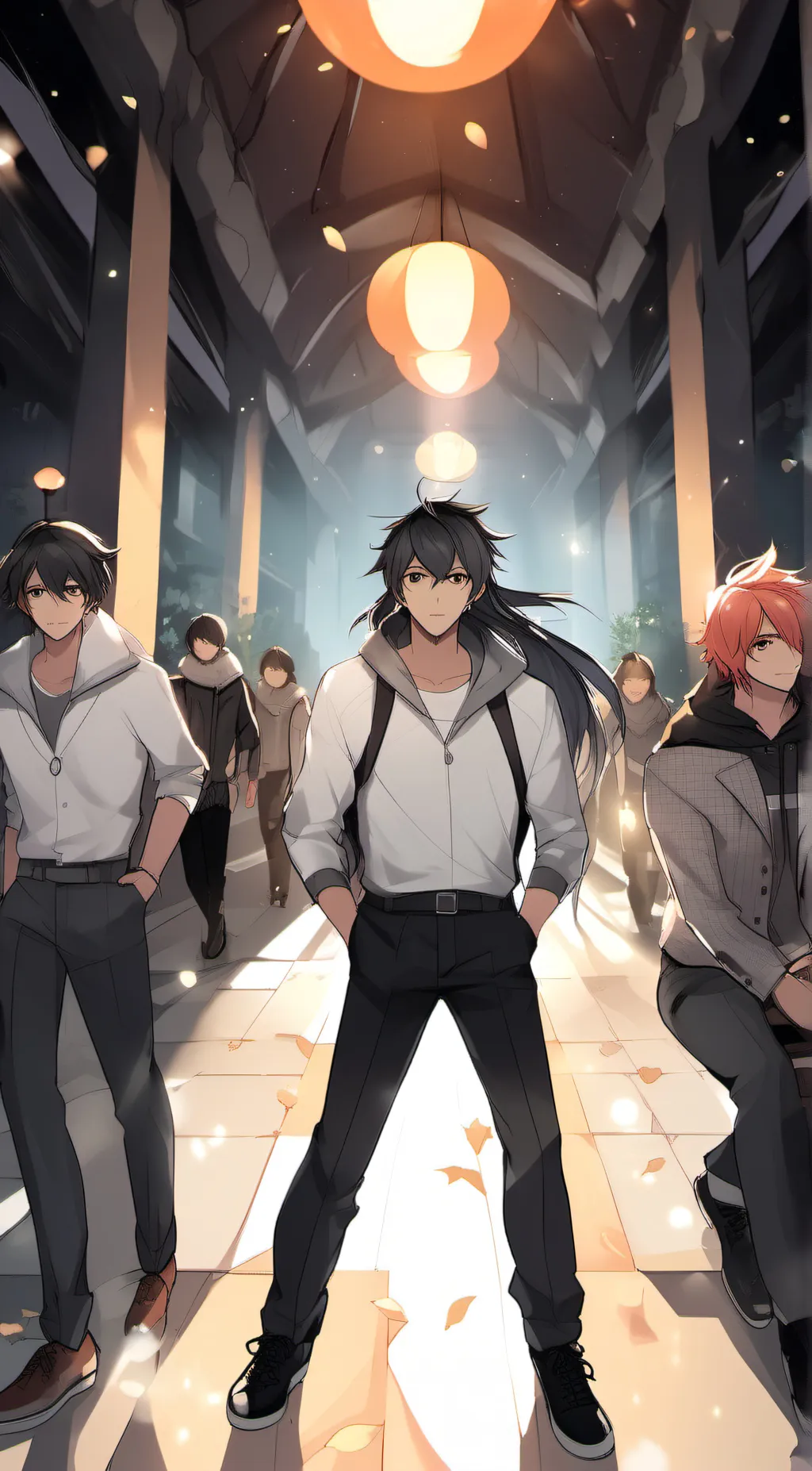 ai character: Sea background