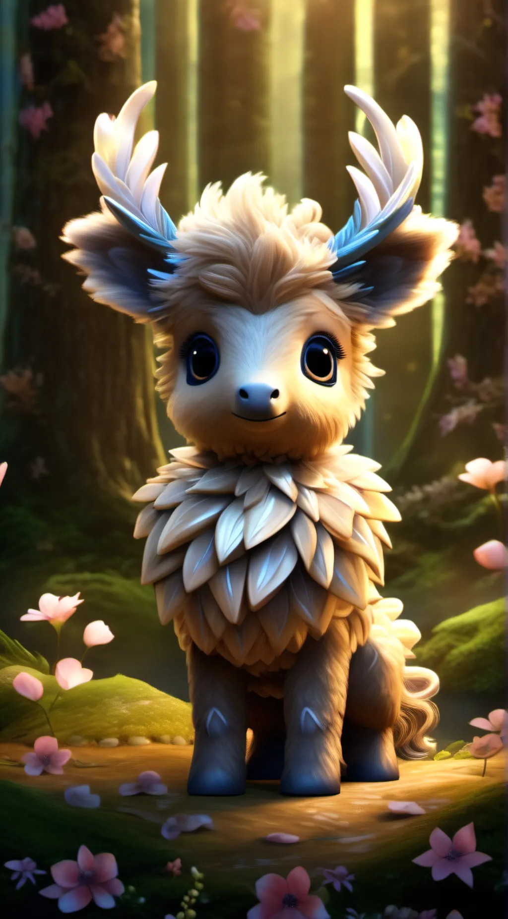 ai character: Izzy The Peryton background