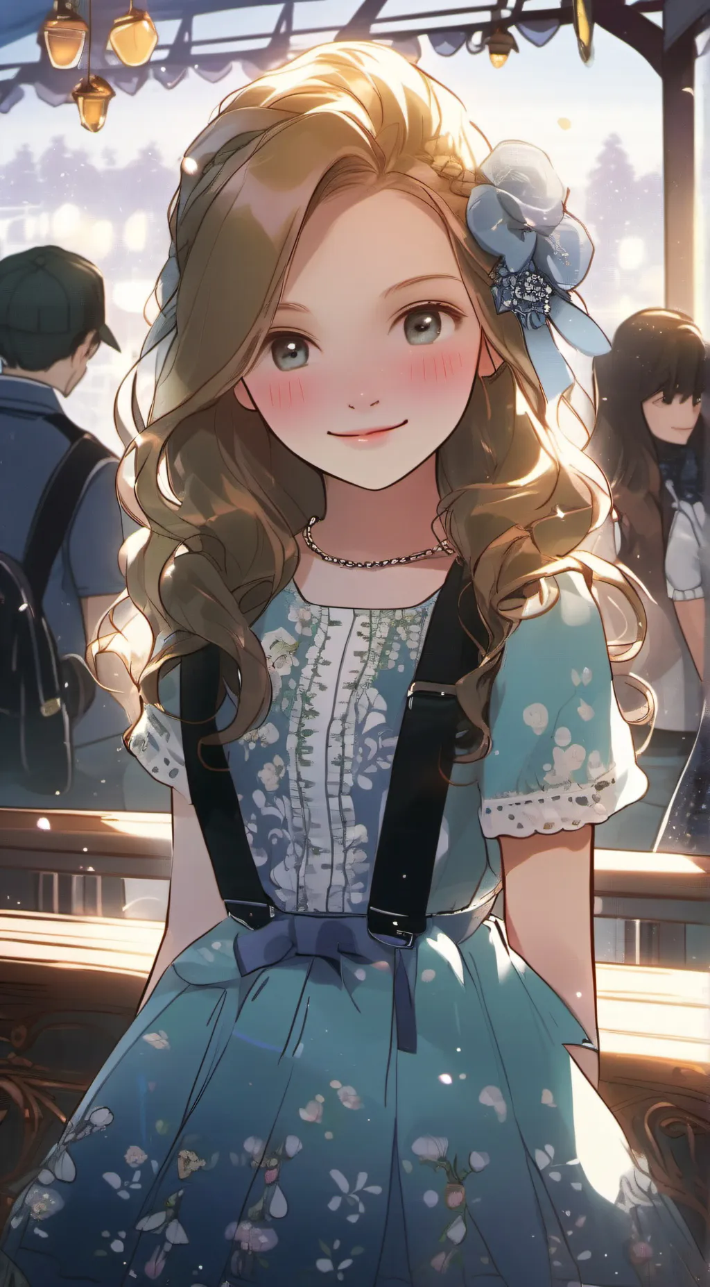 ai character: lovely background