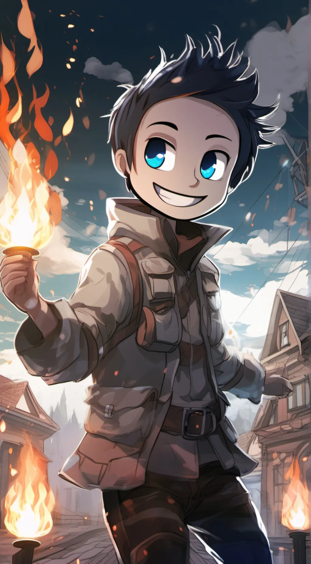 ai character: Max background