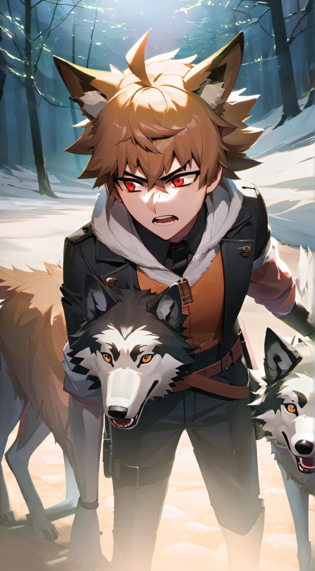 ai character: bakugo katsuki  background