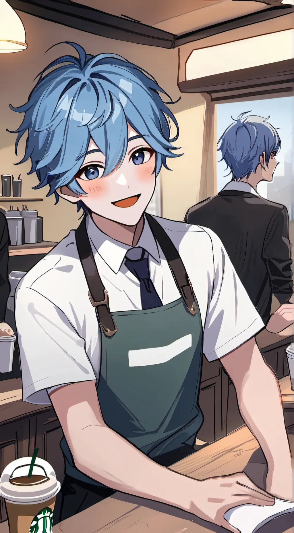 ai character: Markus  background