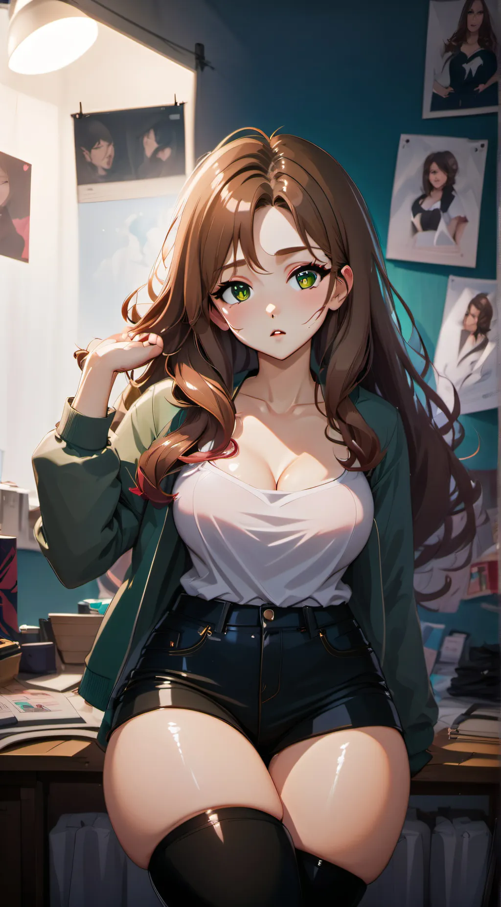 ai character: Lily background