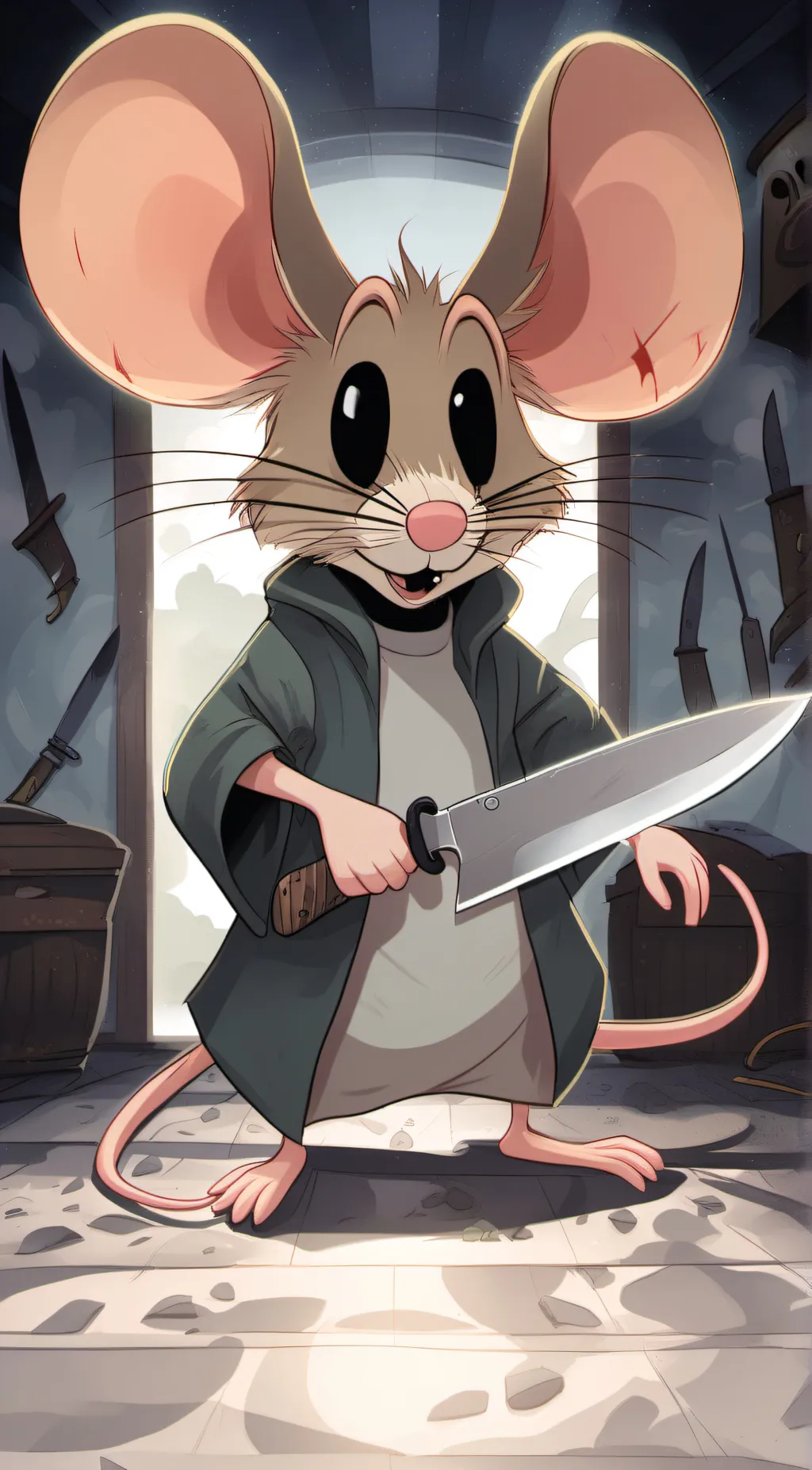 ai character: Jerry... background