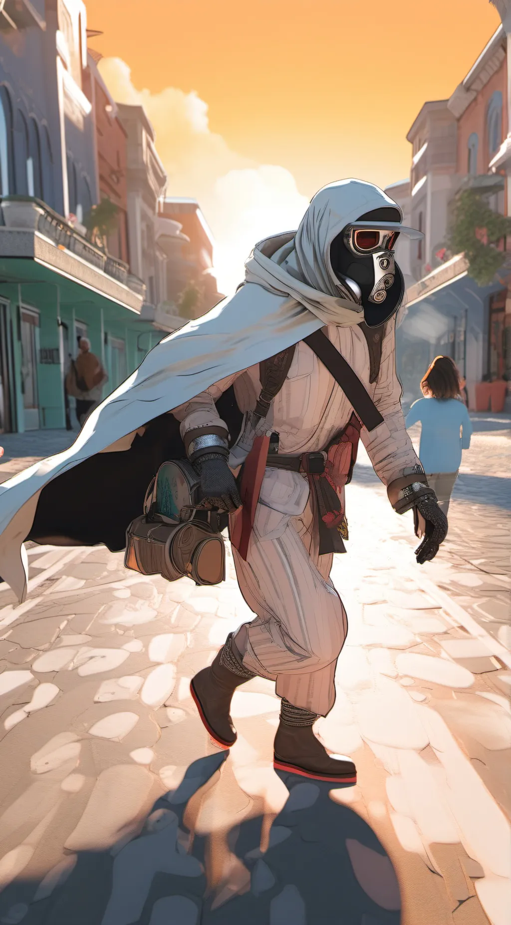 ai character: ghostbro background