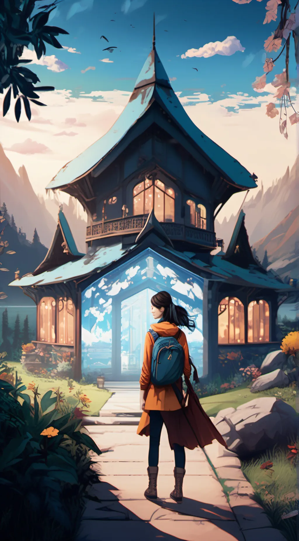 ai character: lilly background