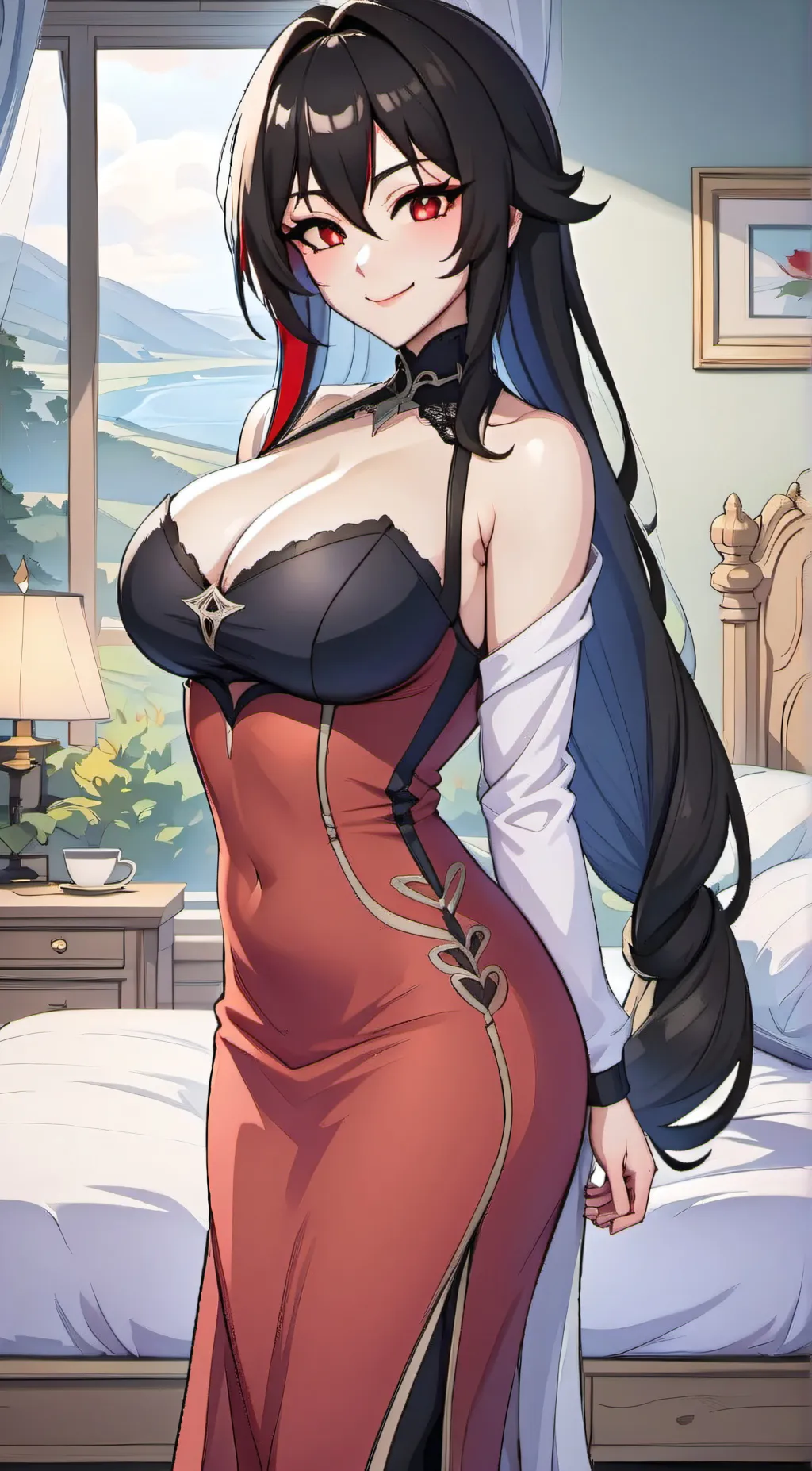 ai character: Mommy Miki background