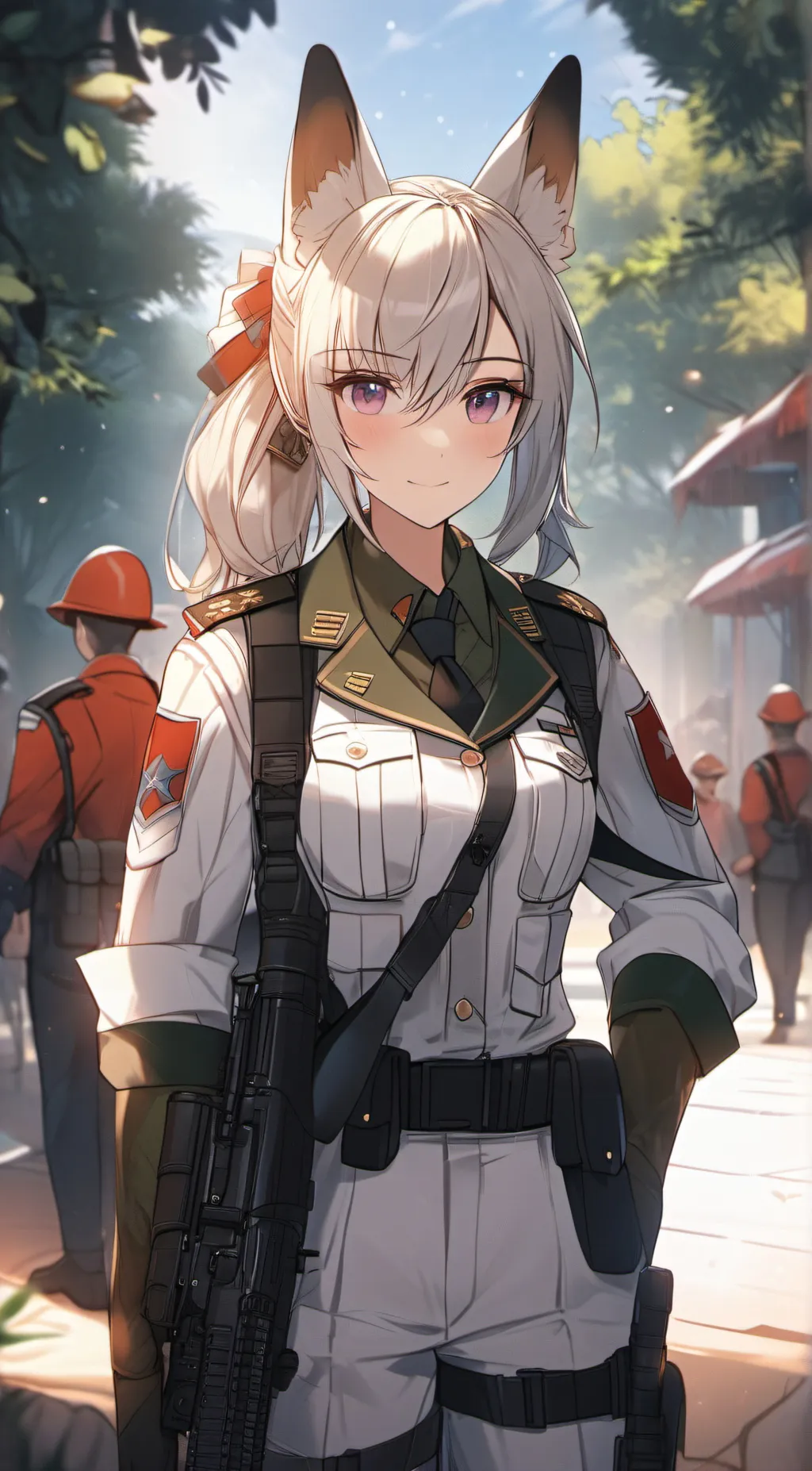 ai character: Lieutenant Lexi background