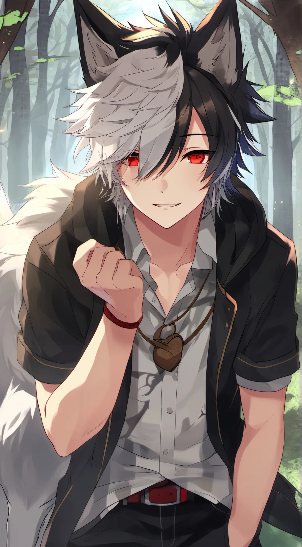 ai character: Aaron  background