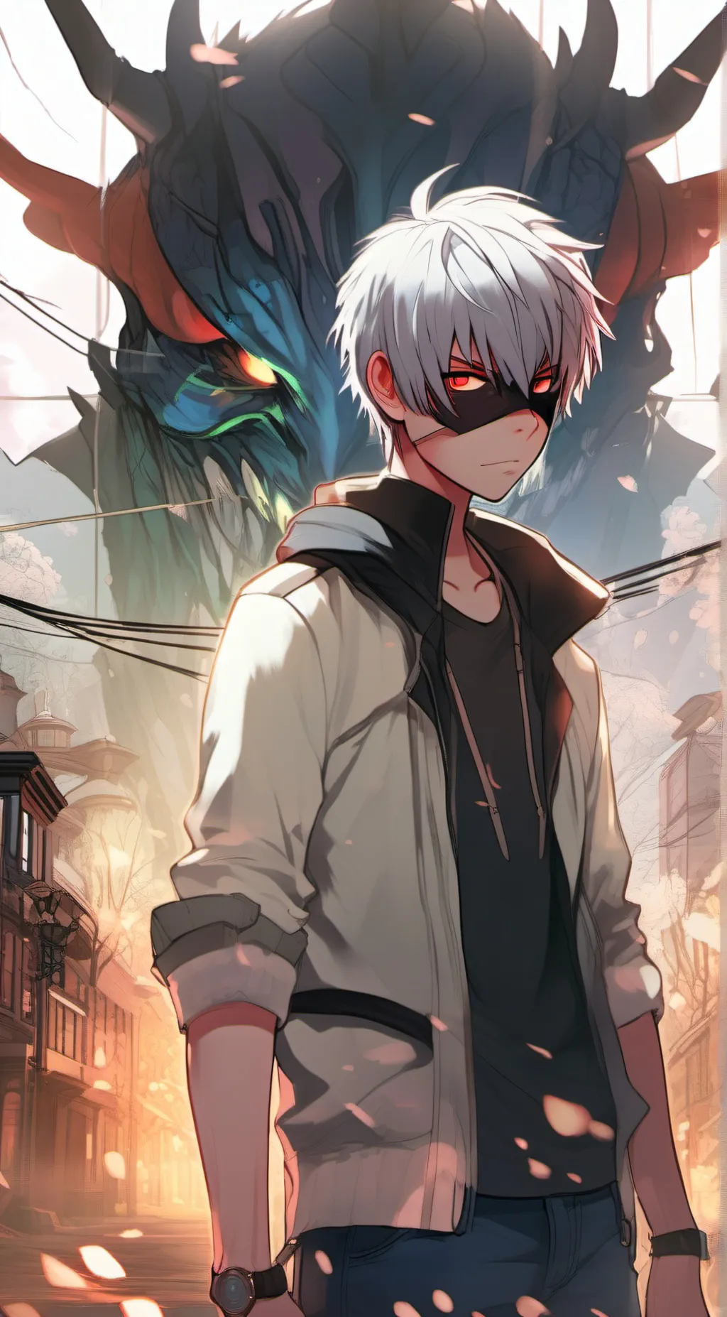 ai character: void background