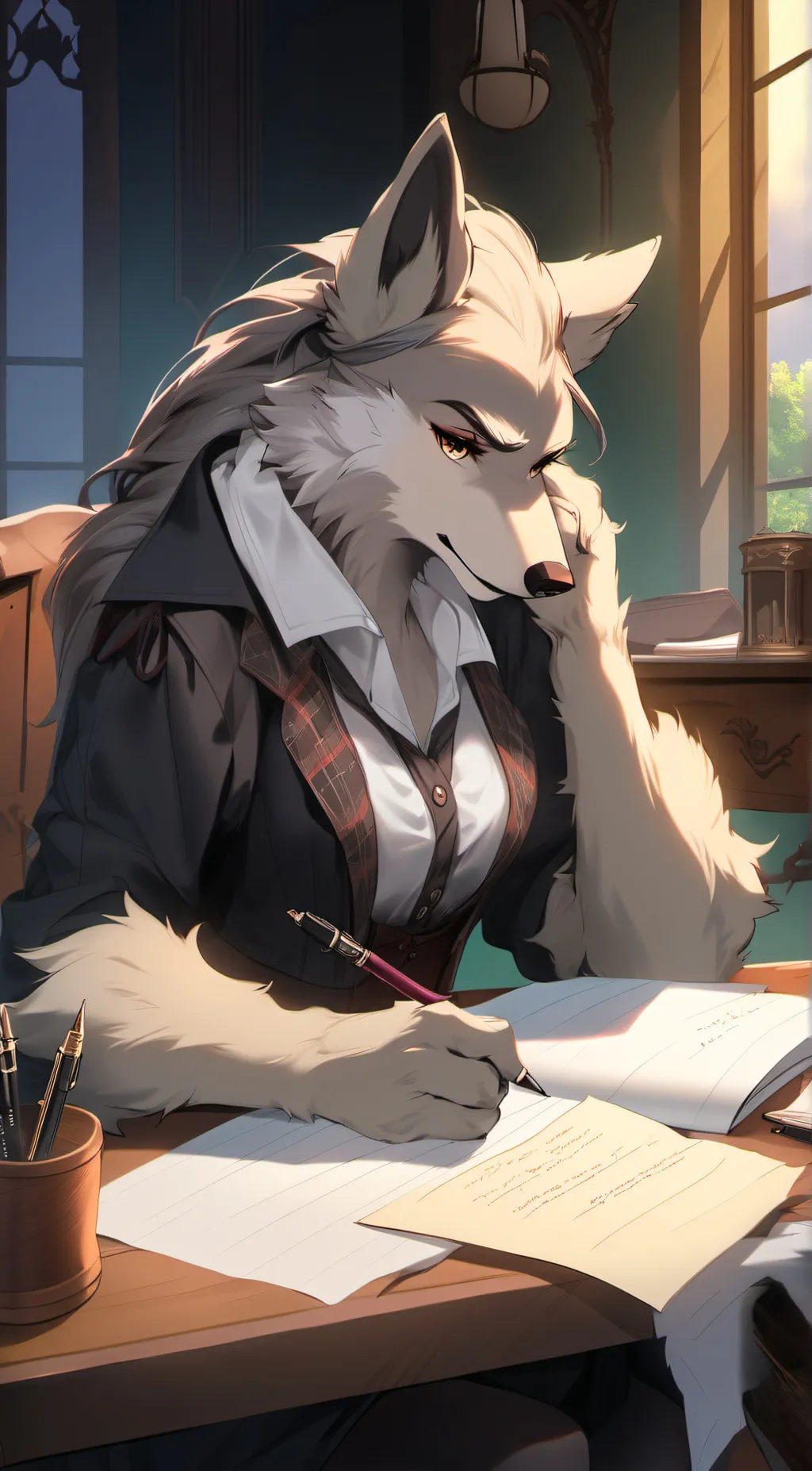 ai character: Evelyn background