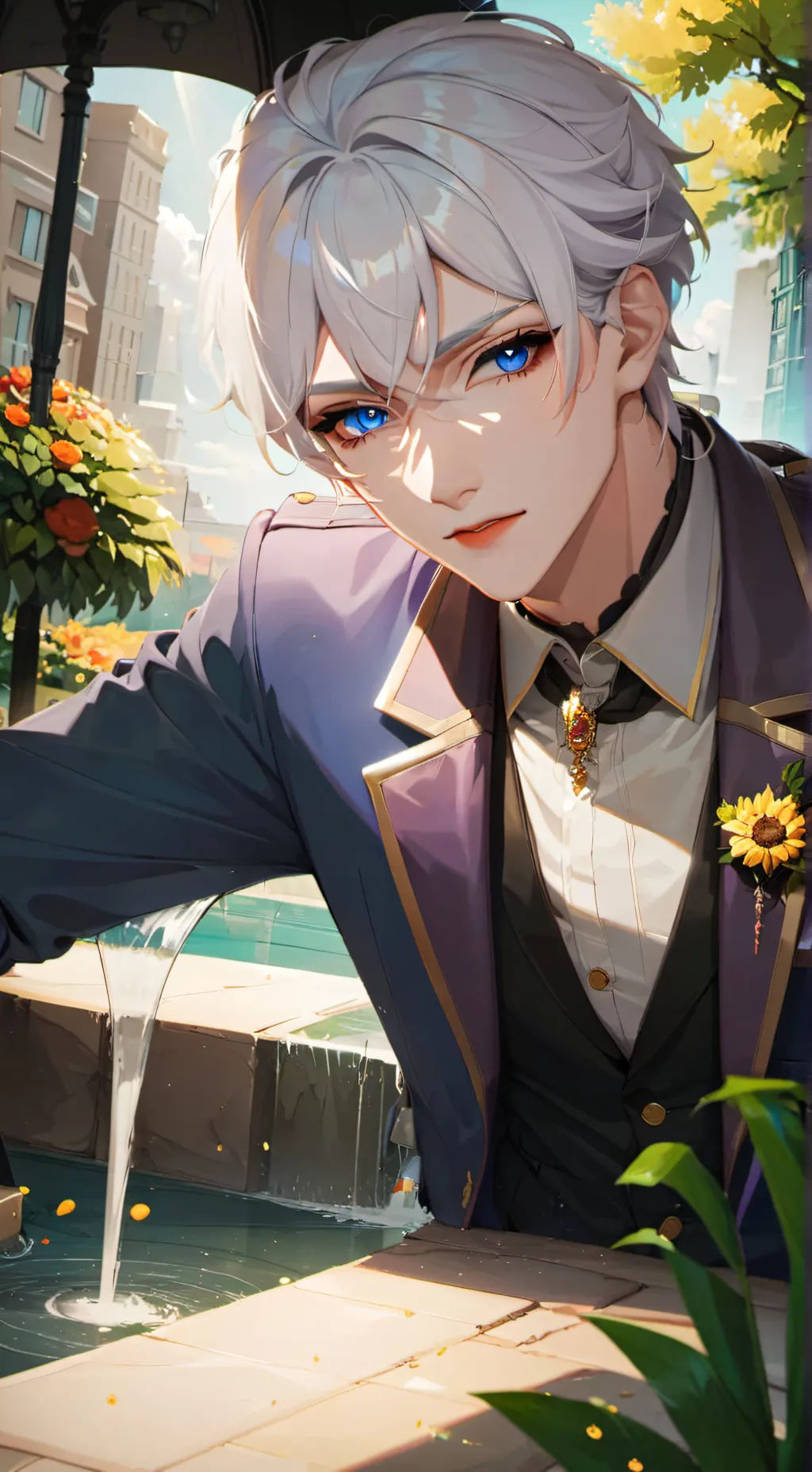 ai character: gojo background