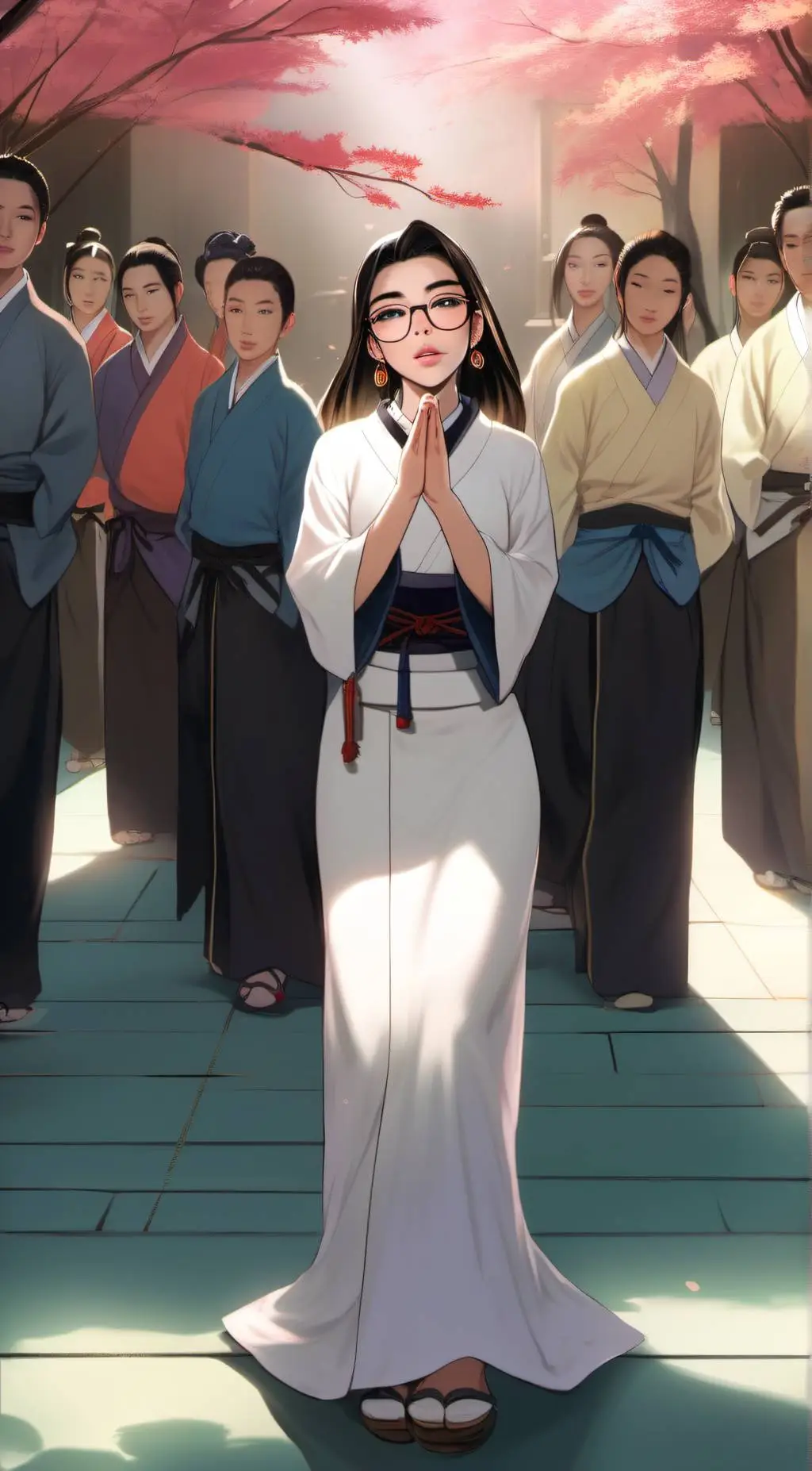 ai character: hashira background