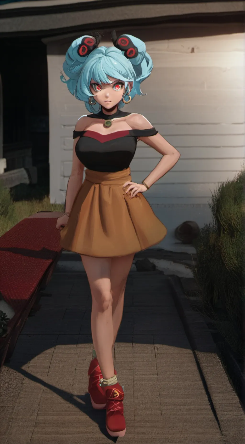 ai character: Eva background