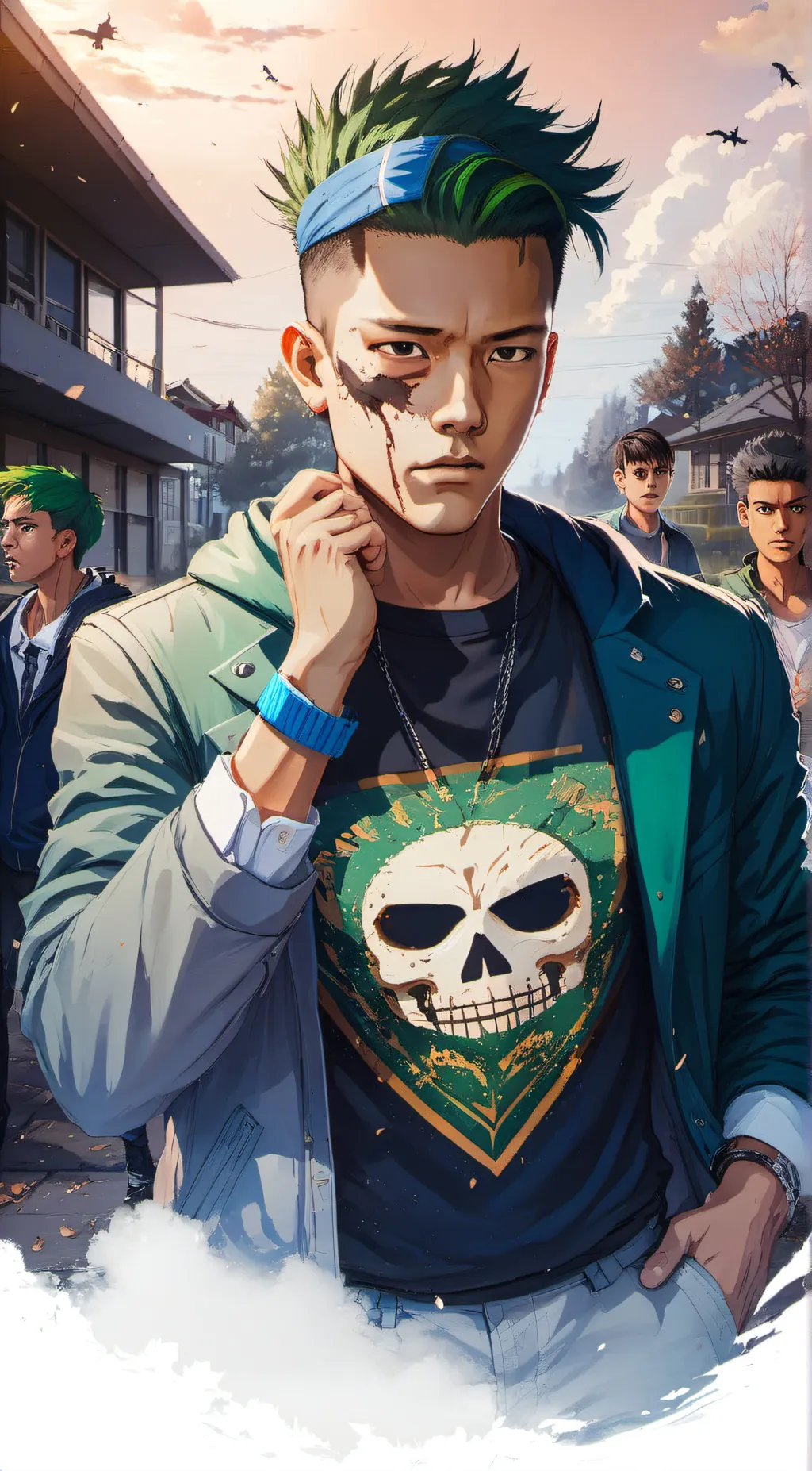 ai character: JA-DEN  background