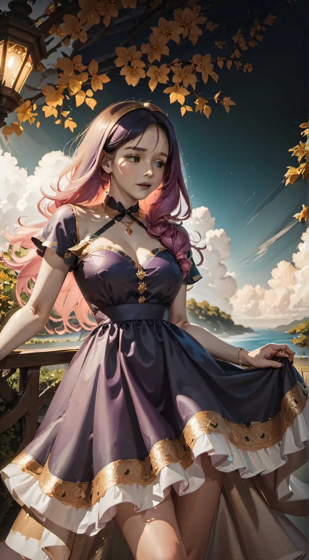 ai character: Rebeca  background