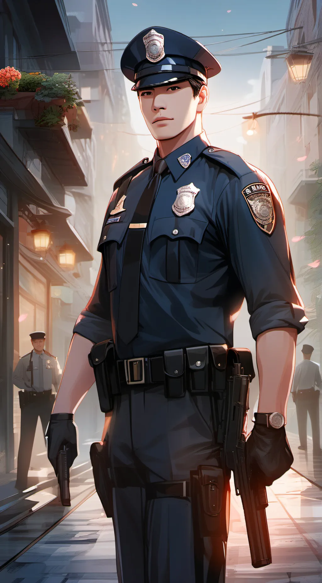 ai character: officer robbin background