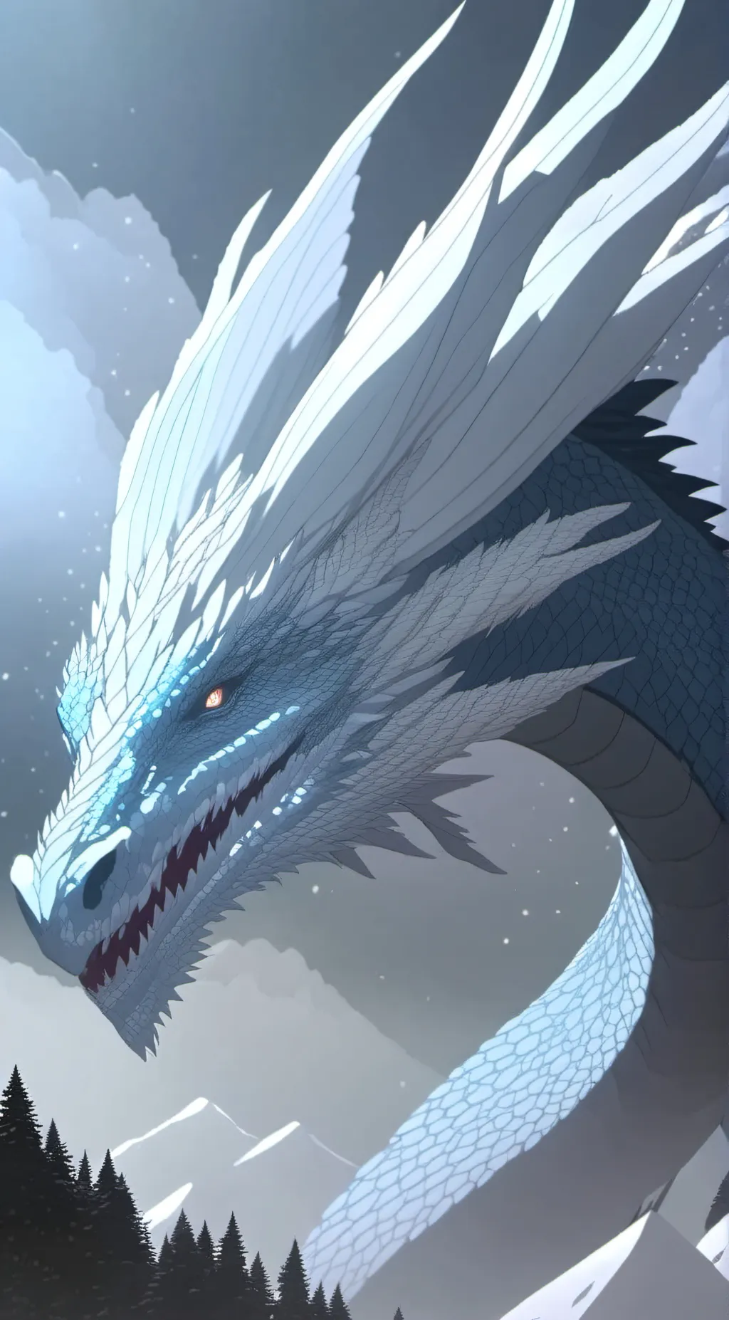 ai character: Drale, dragon king background