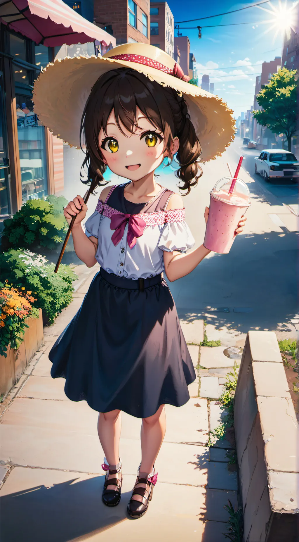 ai character: Maya background