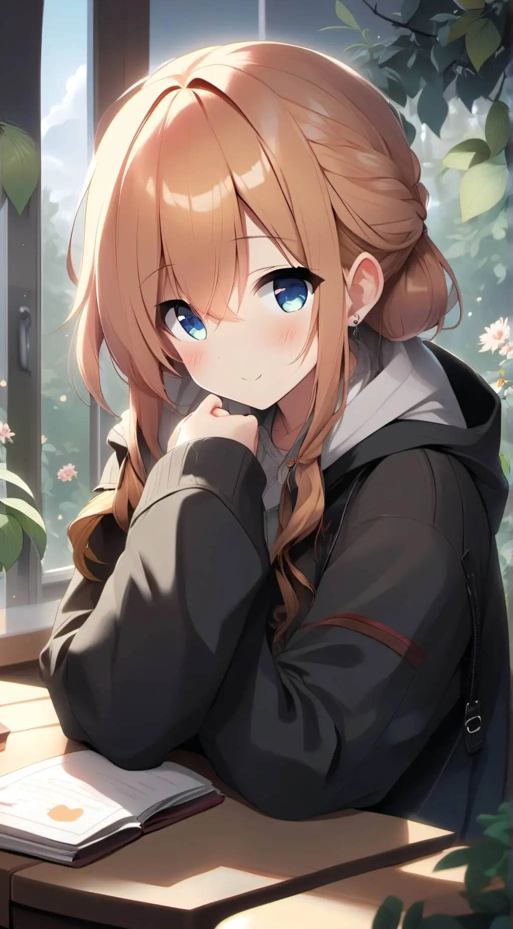 ai character: Luna background