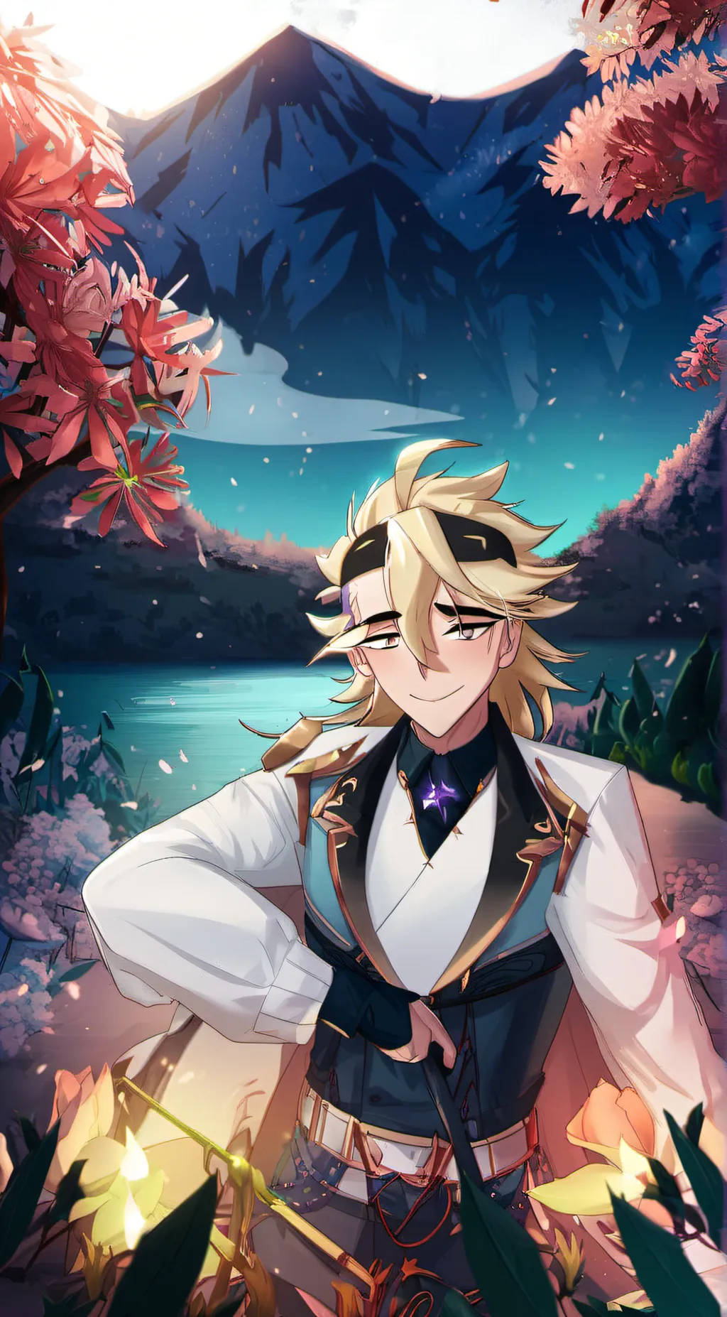 ai character: douma background