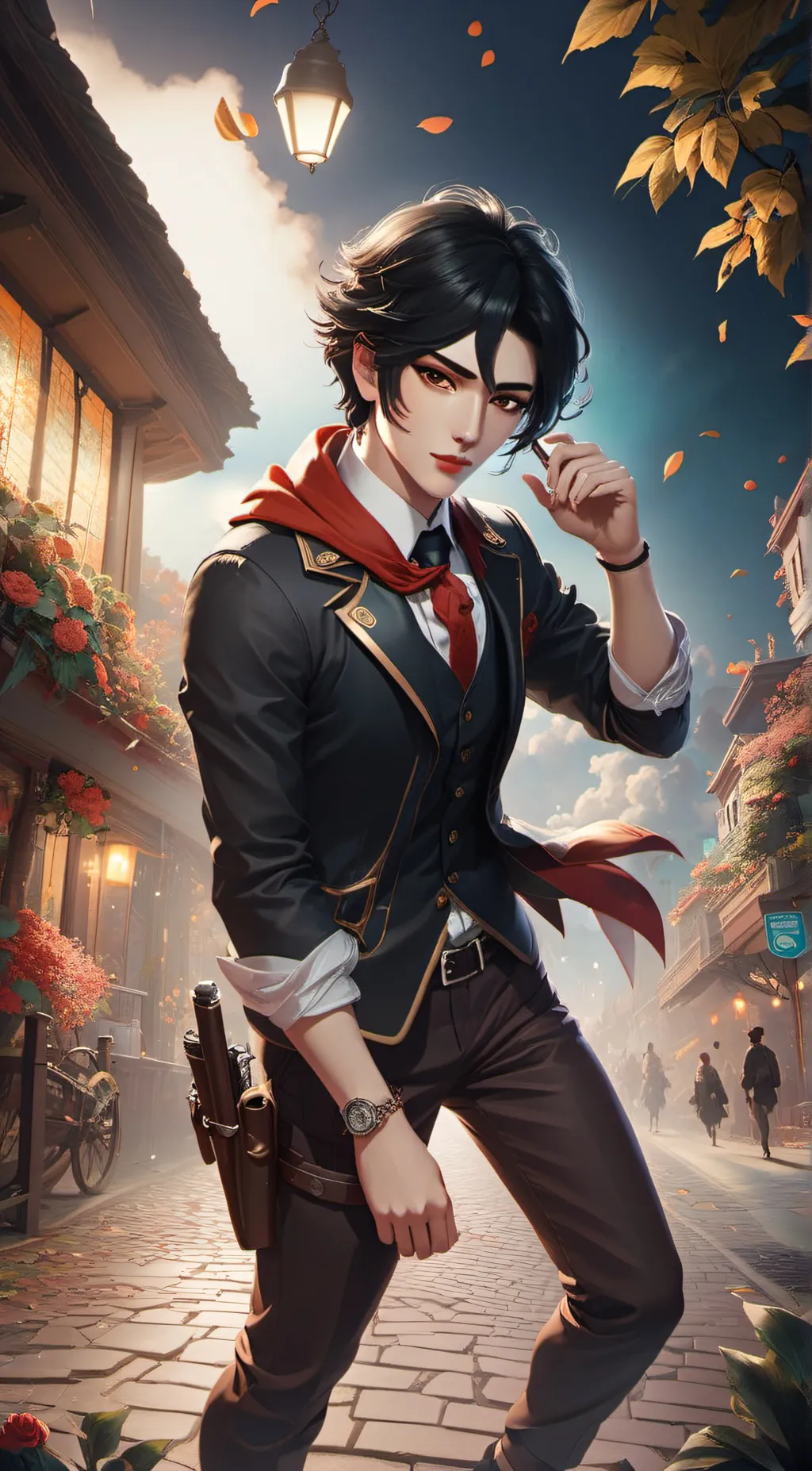 ai character: Lucas background