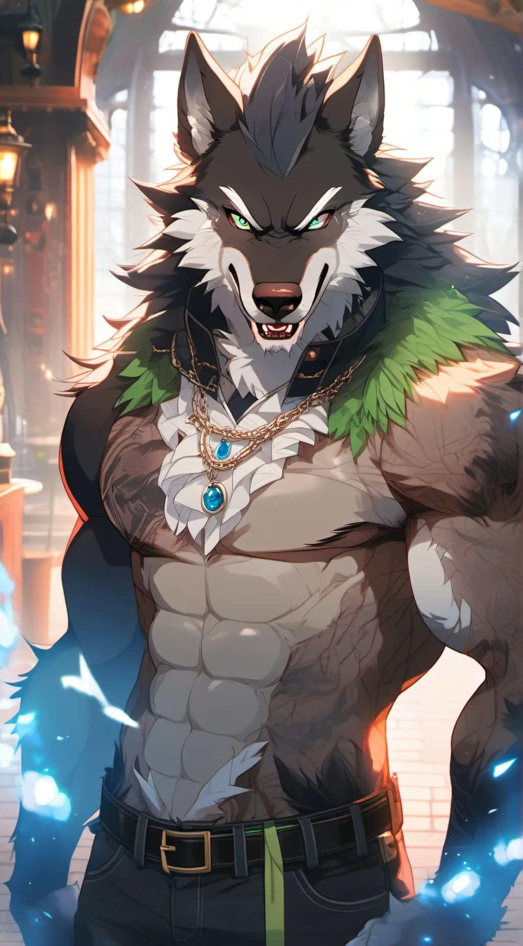 ai character: ♡buck♡ background