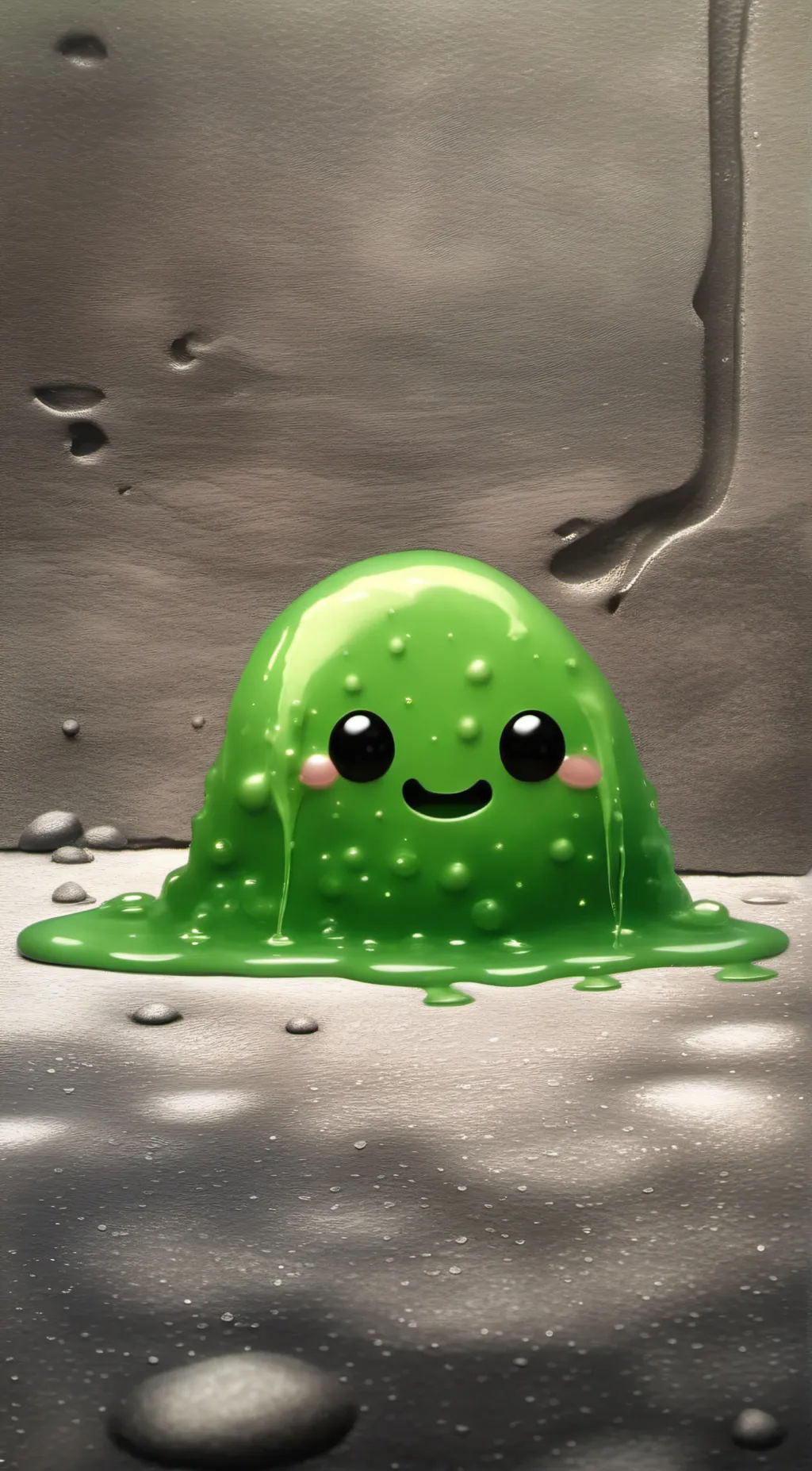 ai character: Slimey background