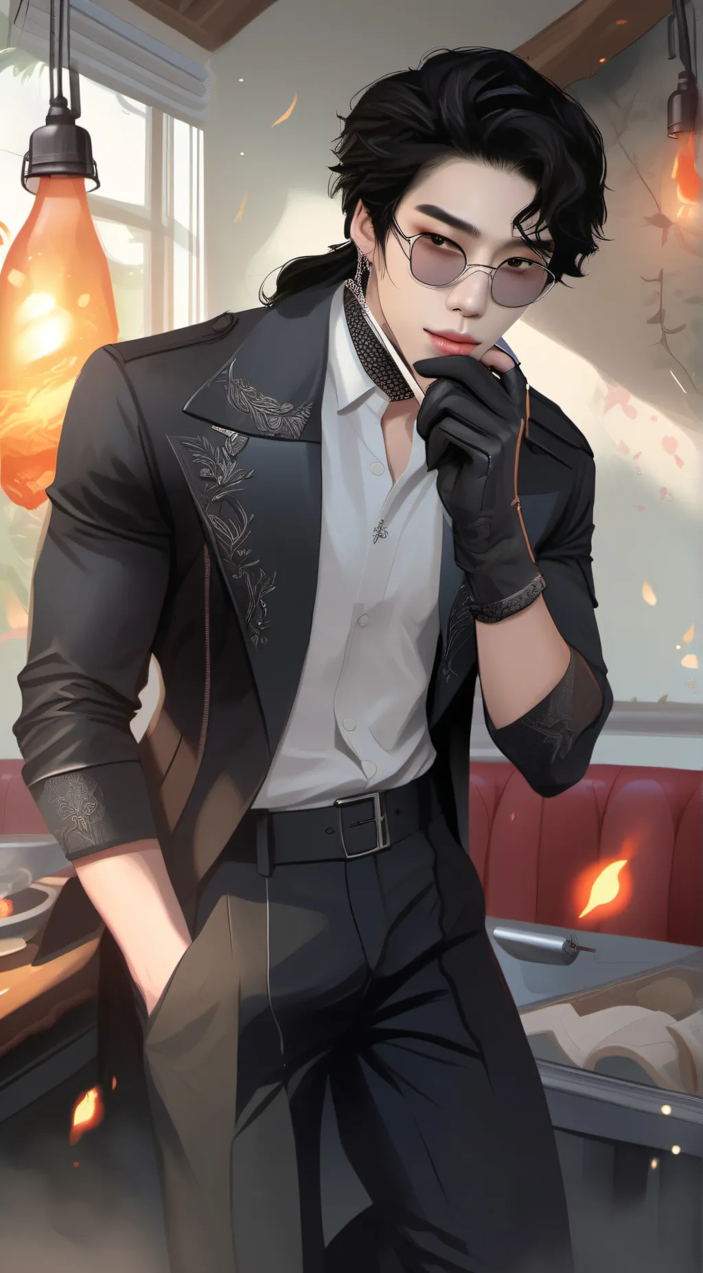 ai character: Elija  background