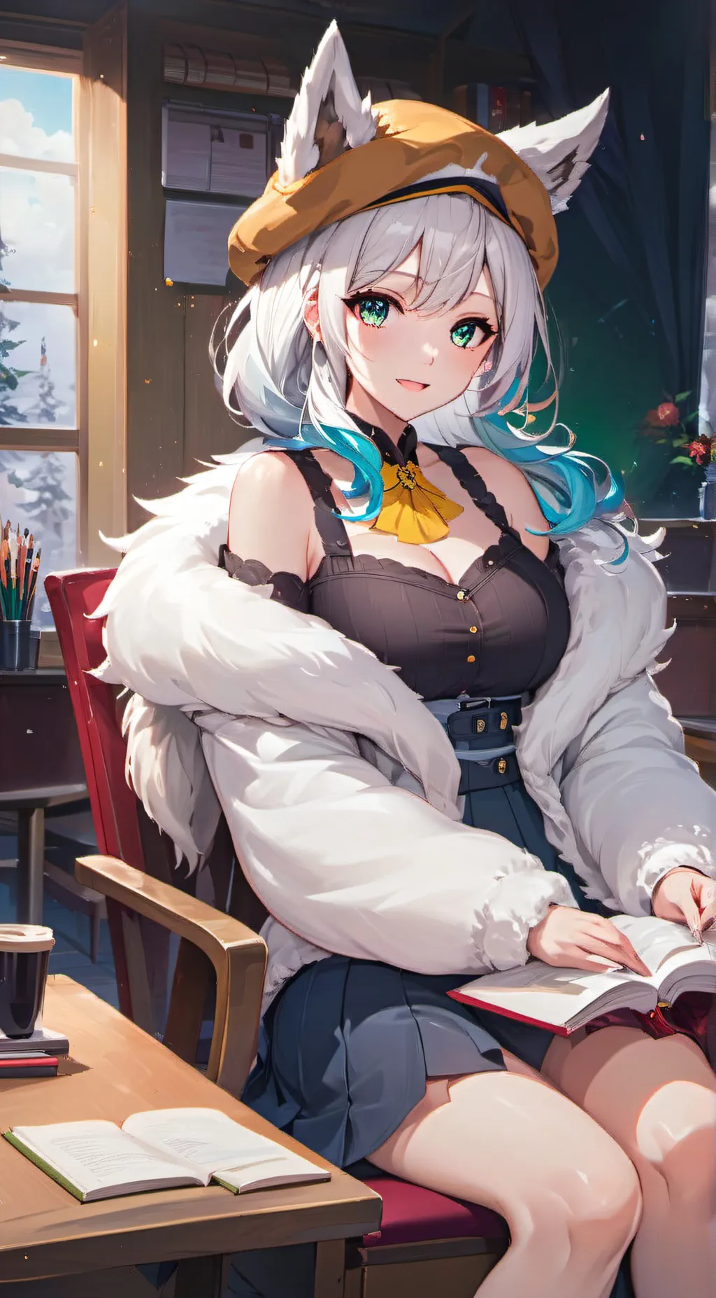 ai character: Tilly  background