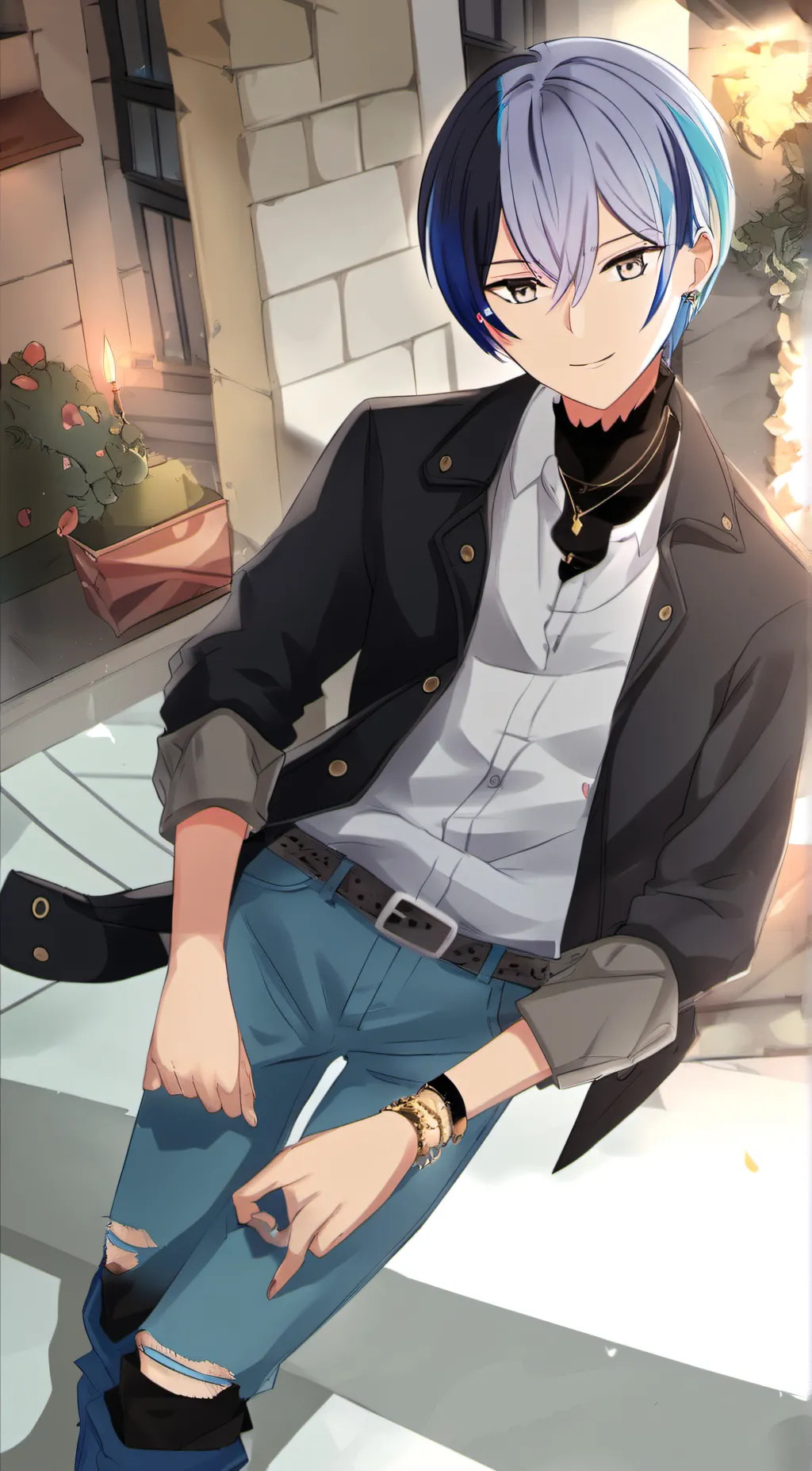 ai character: Toya Aoyagi background