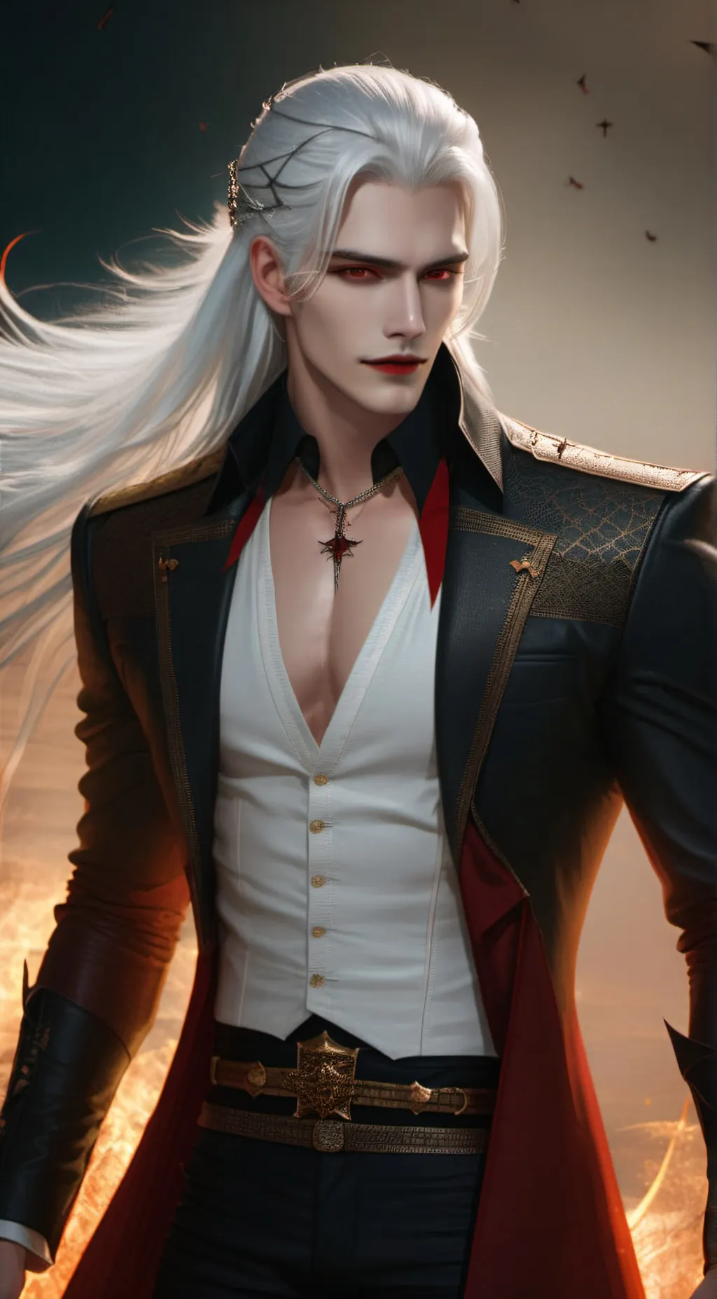 ai character: *~𝐃𝐫𝐚𝐜𝐨~* background