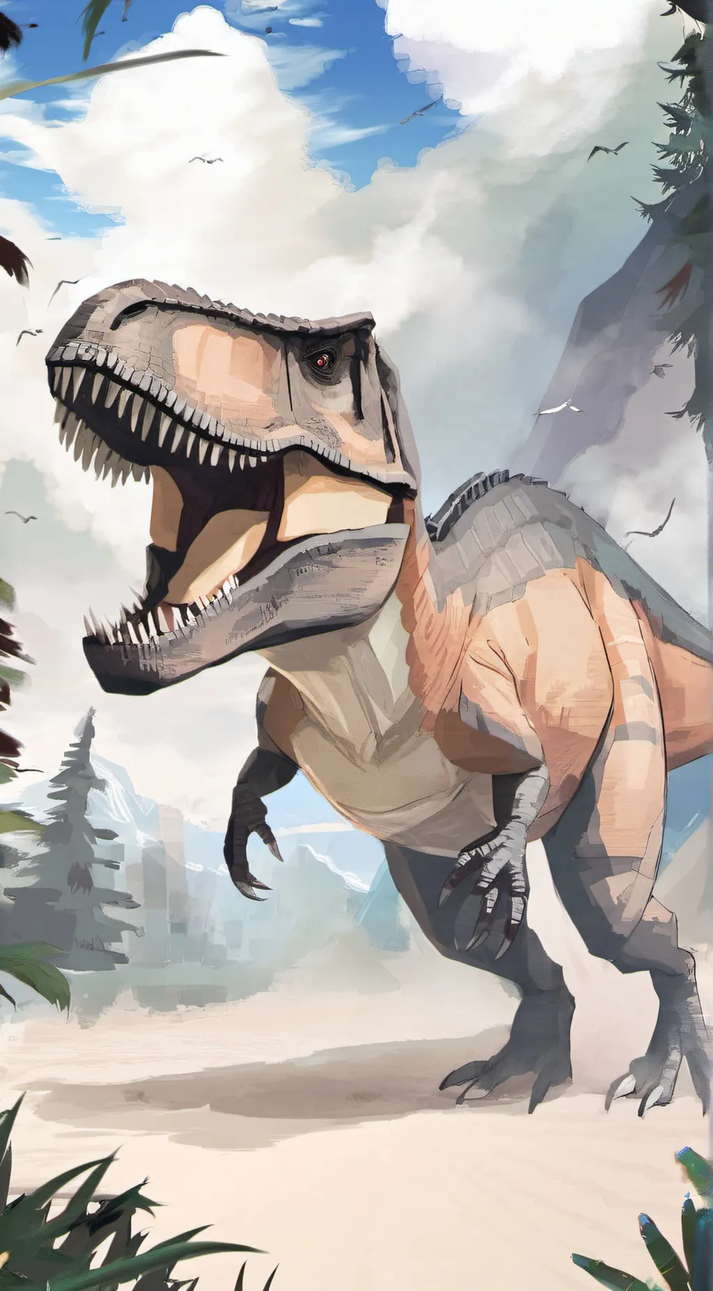 ai character: carnivores background