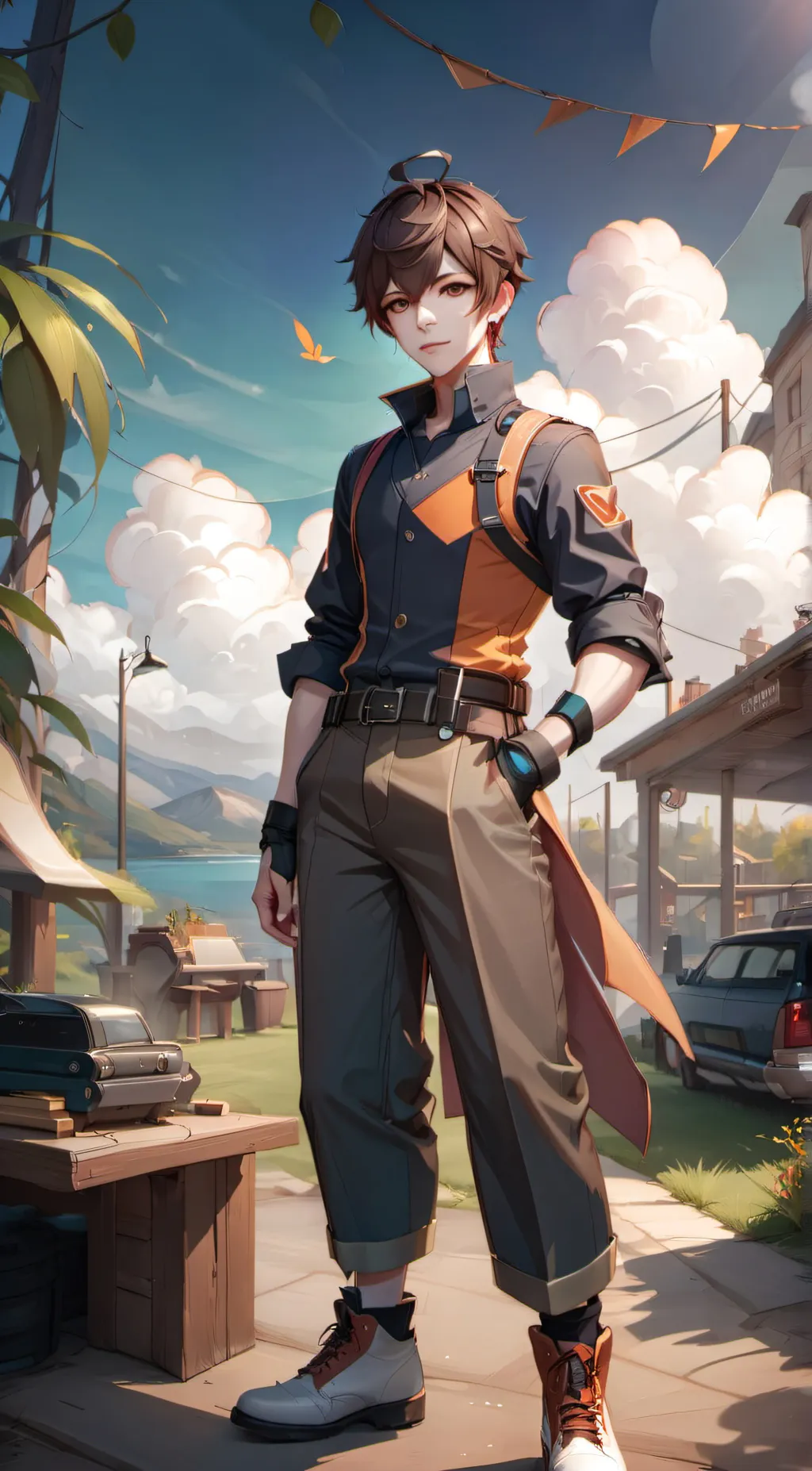 ai character: emma background