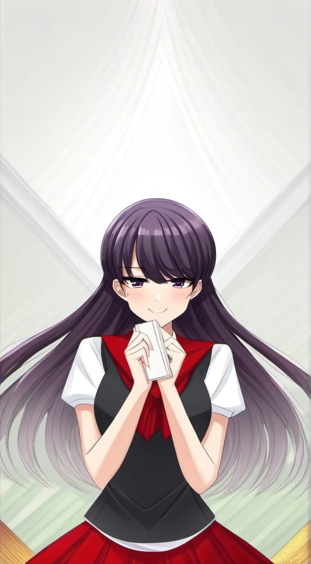 ai character: Komi background