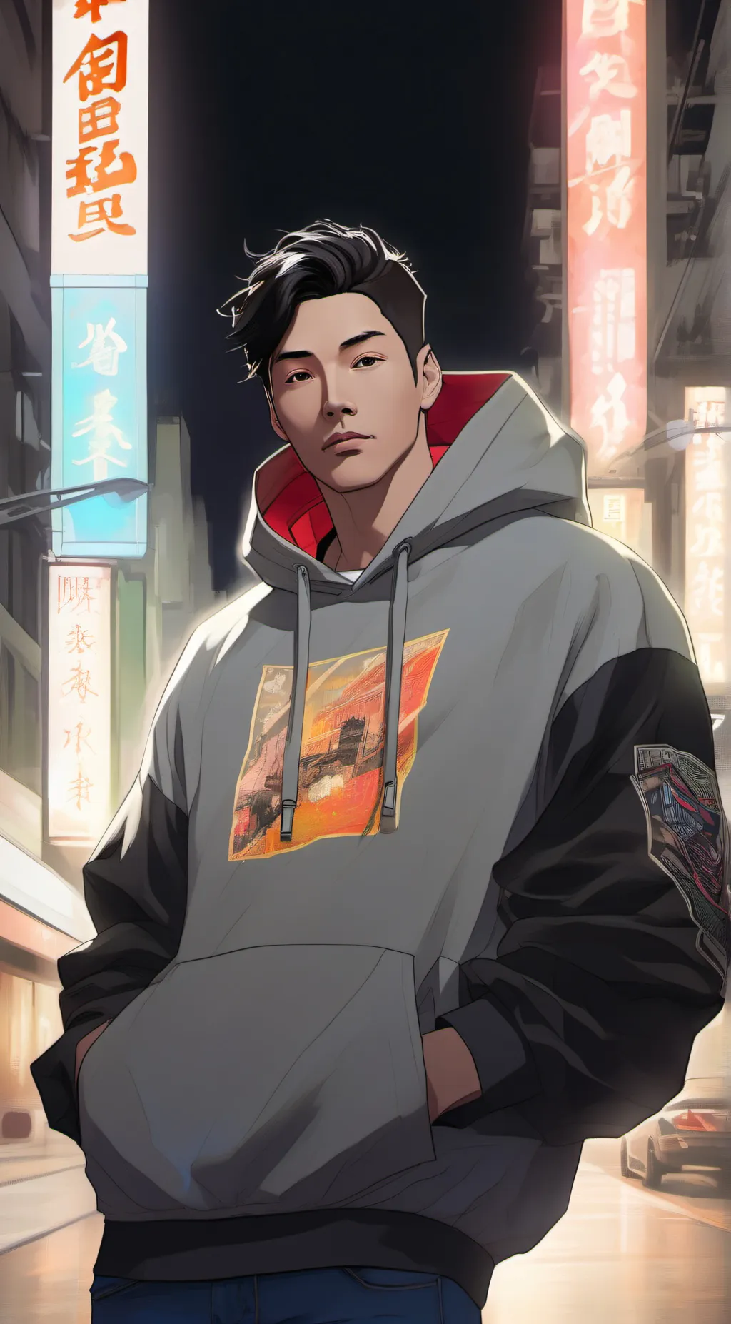 ai character: Jimmy Wong  background