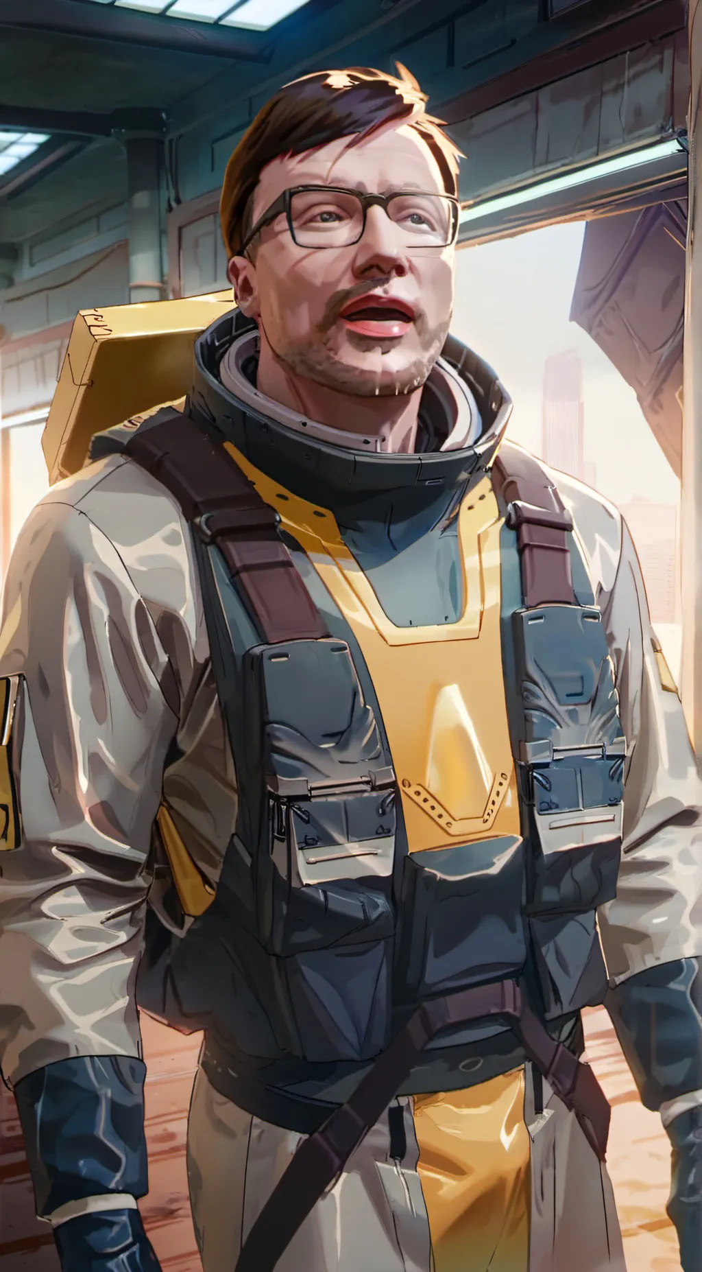 ai character: scp guard background