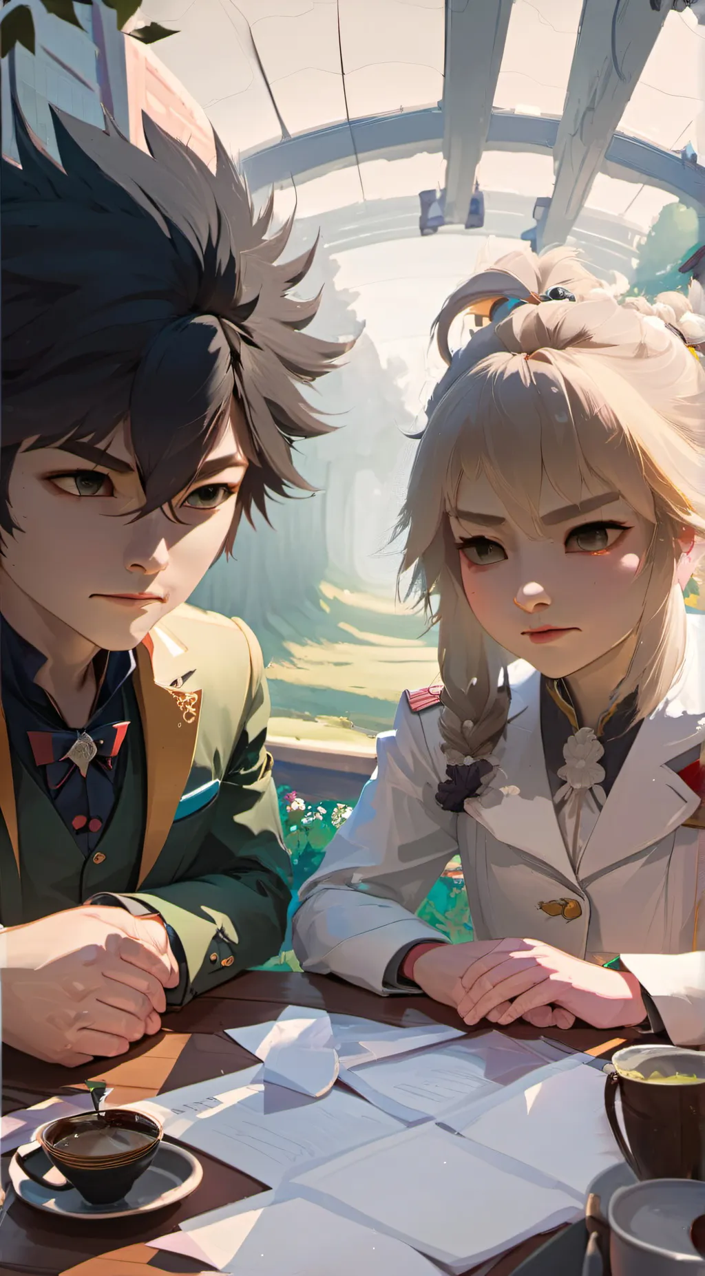 ai character: Bob,Alex background