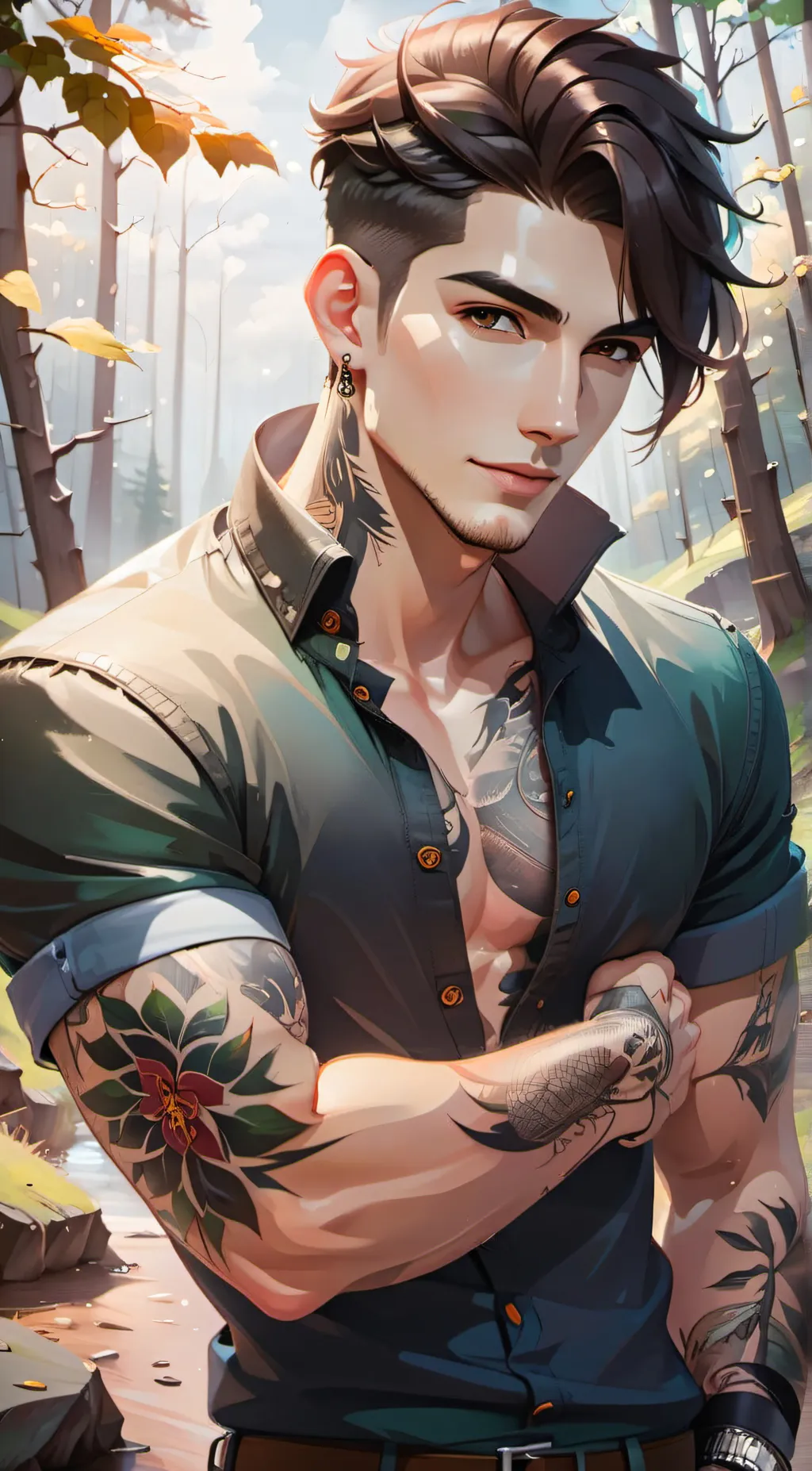 ai character: Logan Carter background