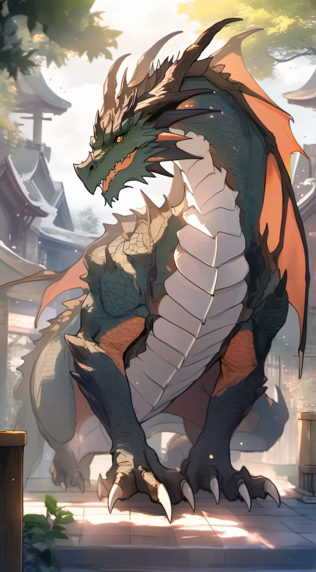 ai character: Luna background