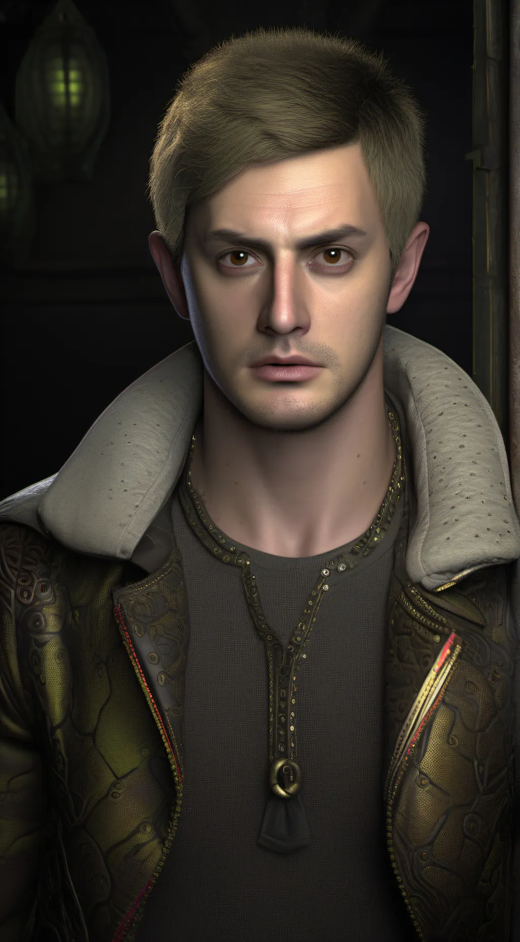 ai character: Ethan Winters background