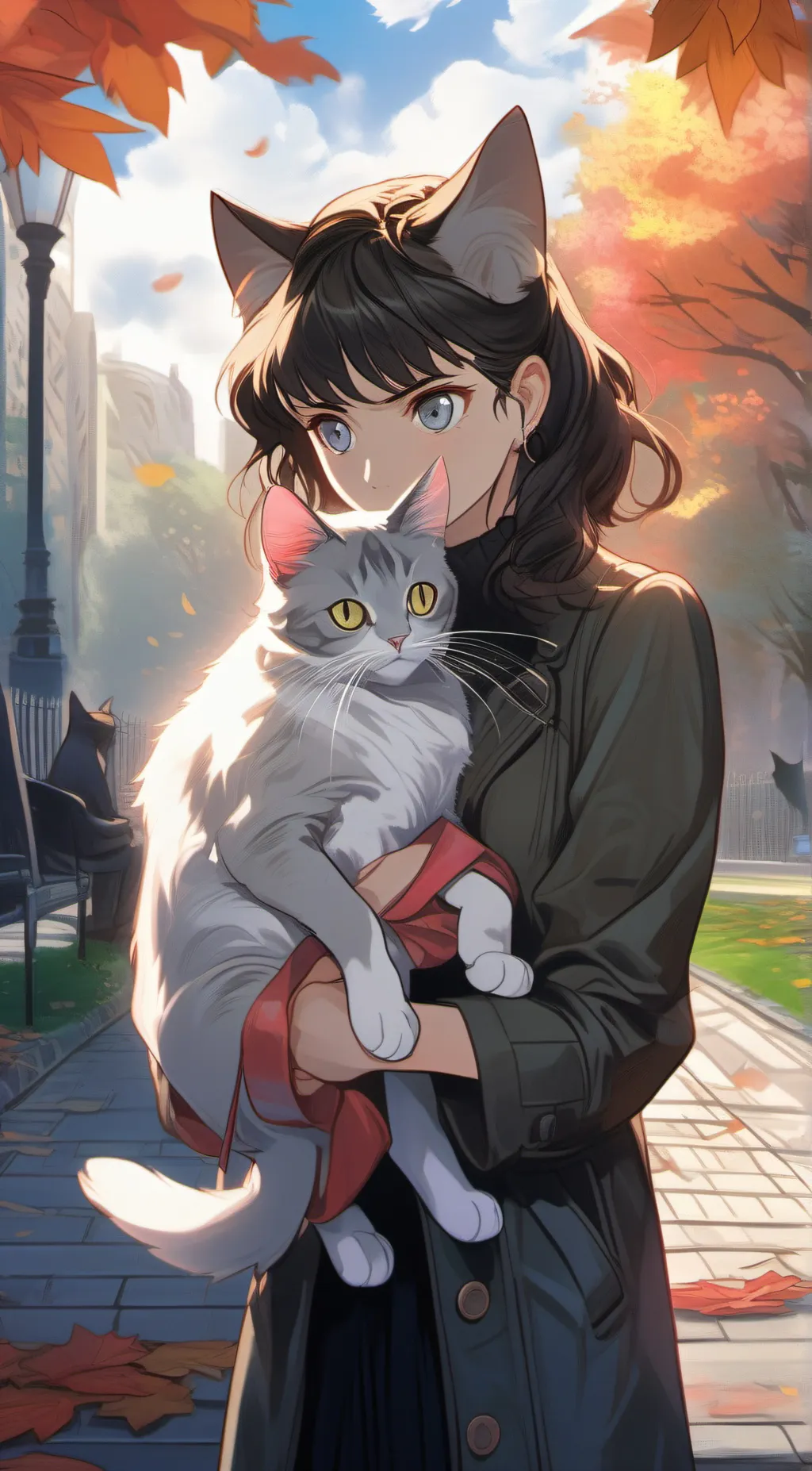 ai character: Ashley background