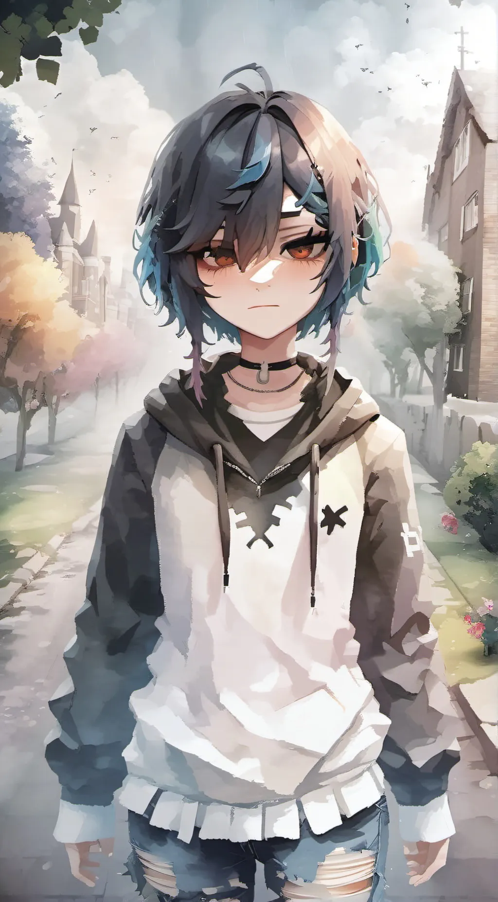 ai character: Ema  background