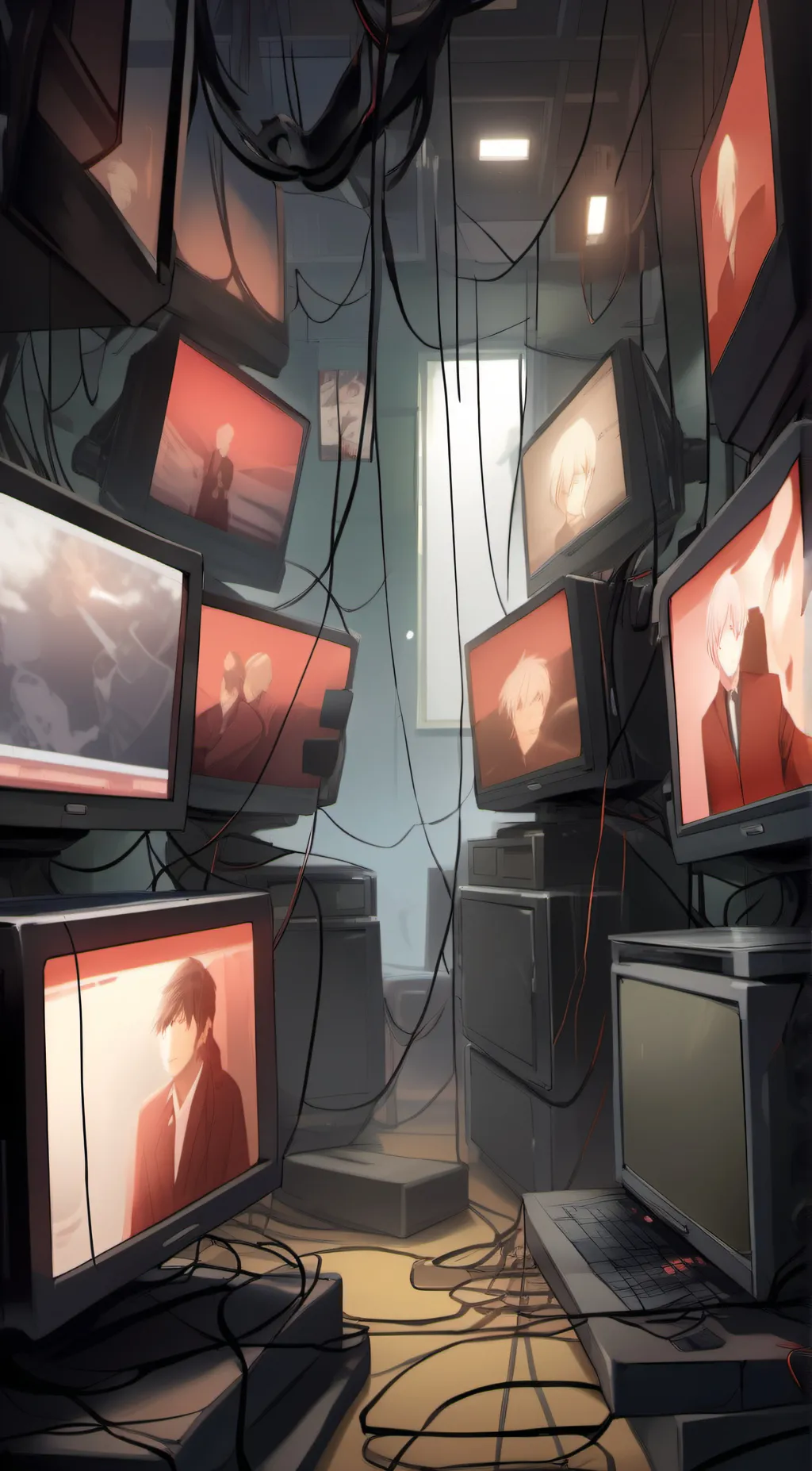 ai character: Generation Loss  background